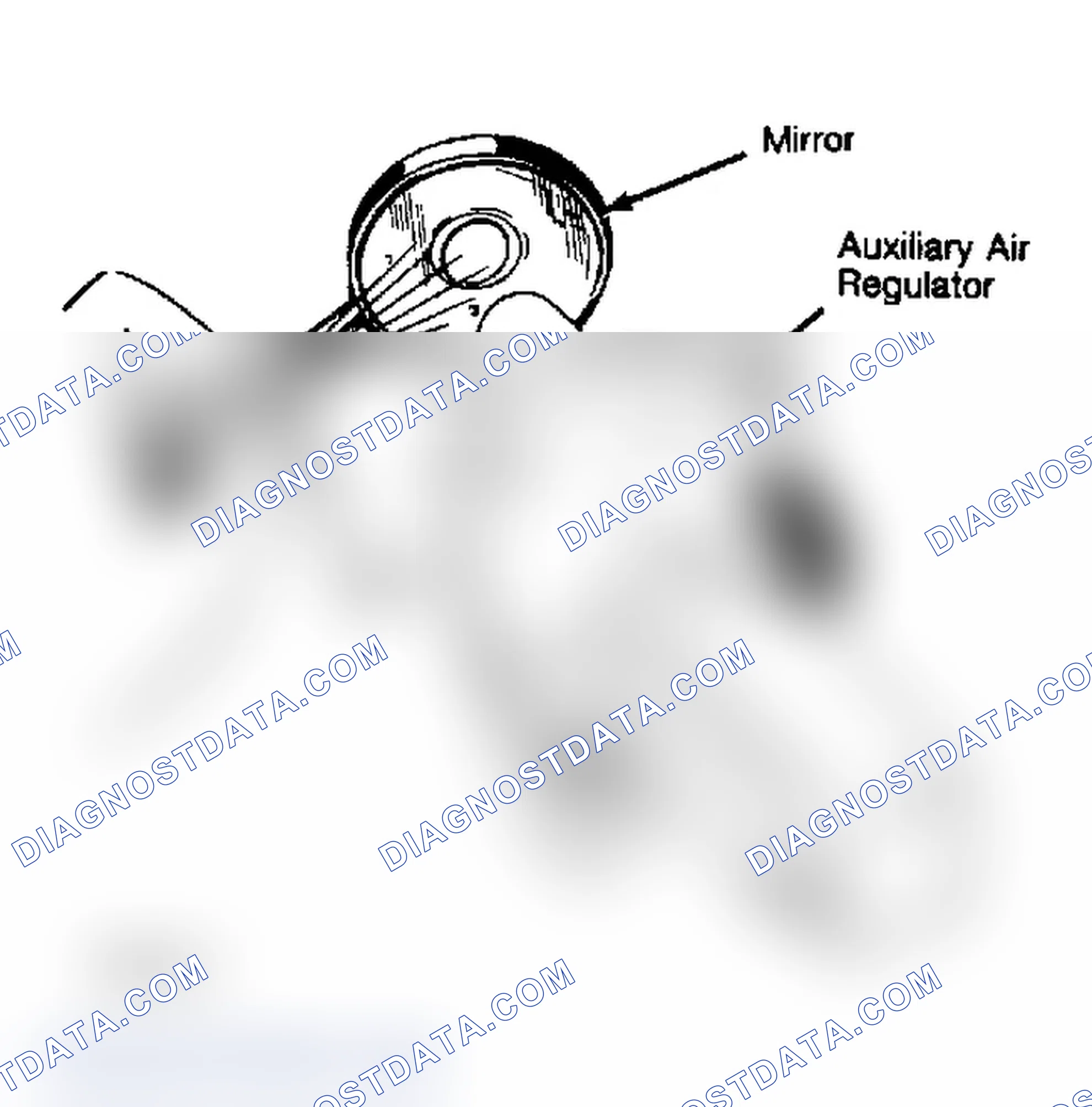 Scheme 32: Checking Auxiliary Air Regulator Operation Valve should close after engine is running for 5 minutes.