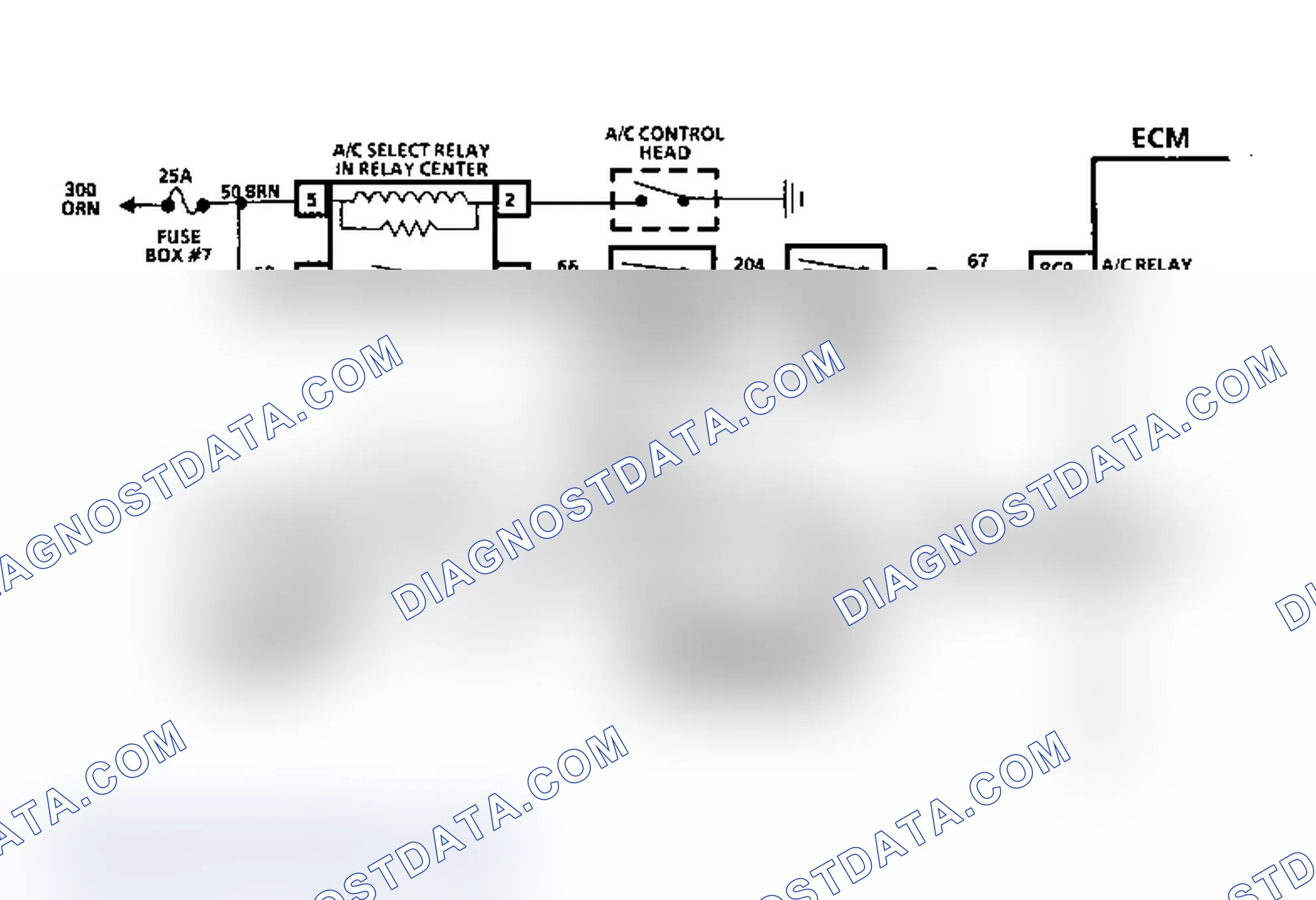 Scheme 517: Chart C10A Schematic, A/C Clutch Control (3.8L "C" & "H" Bodies)