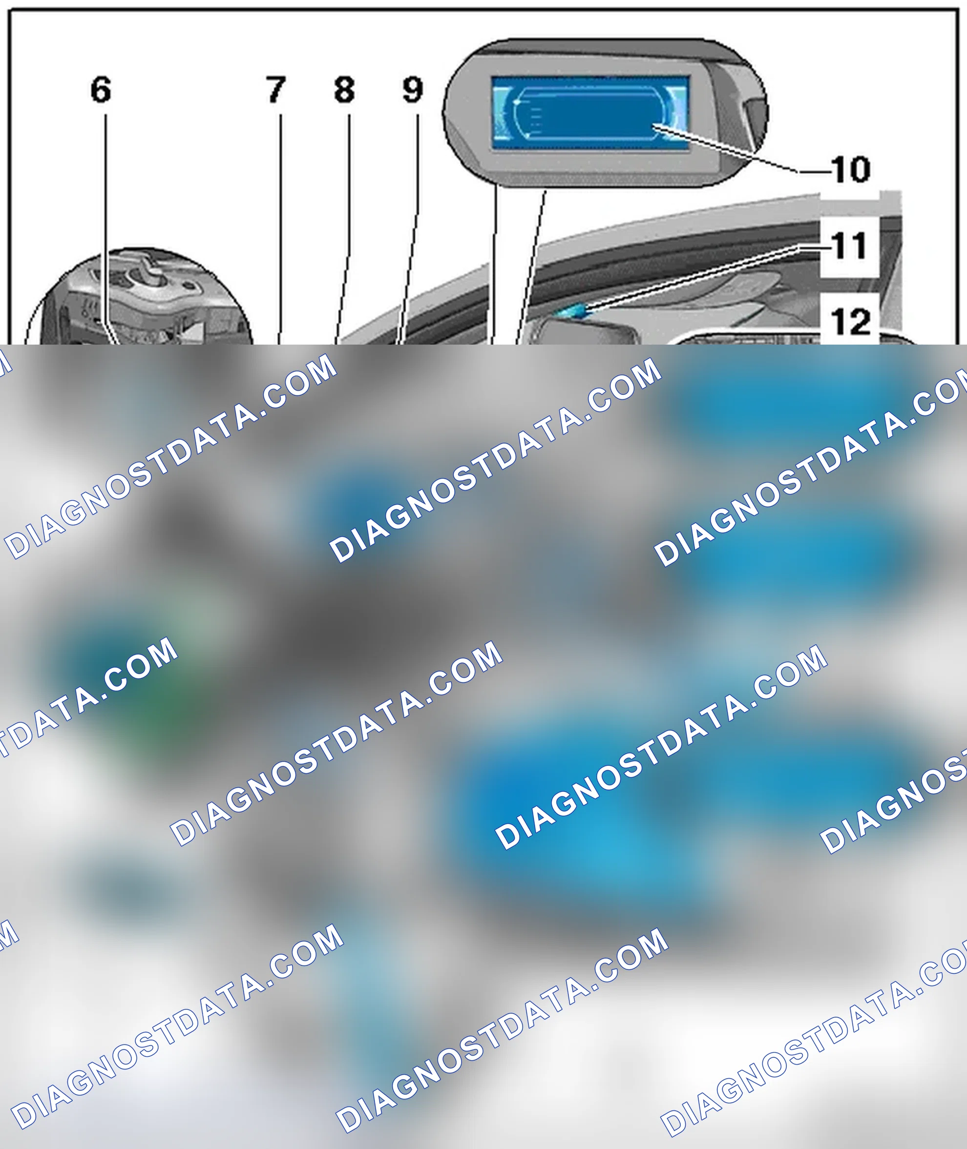 Scheme 364: PASSENGER COMPARTMENT A/C COMPONENTS