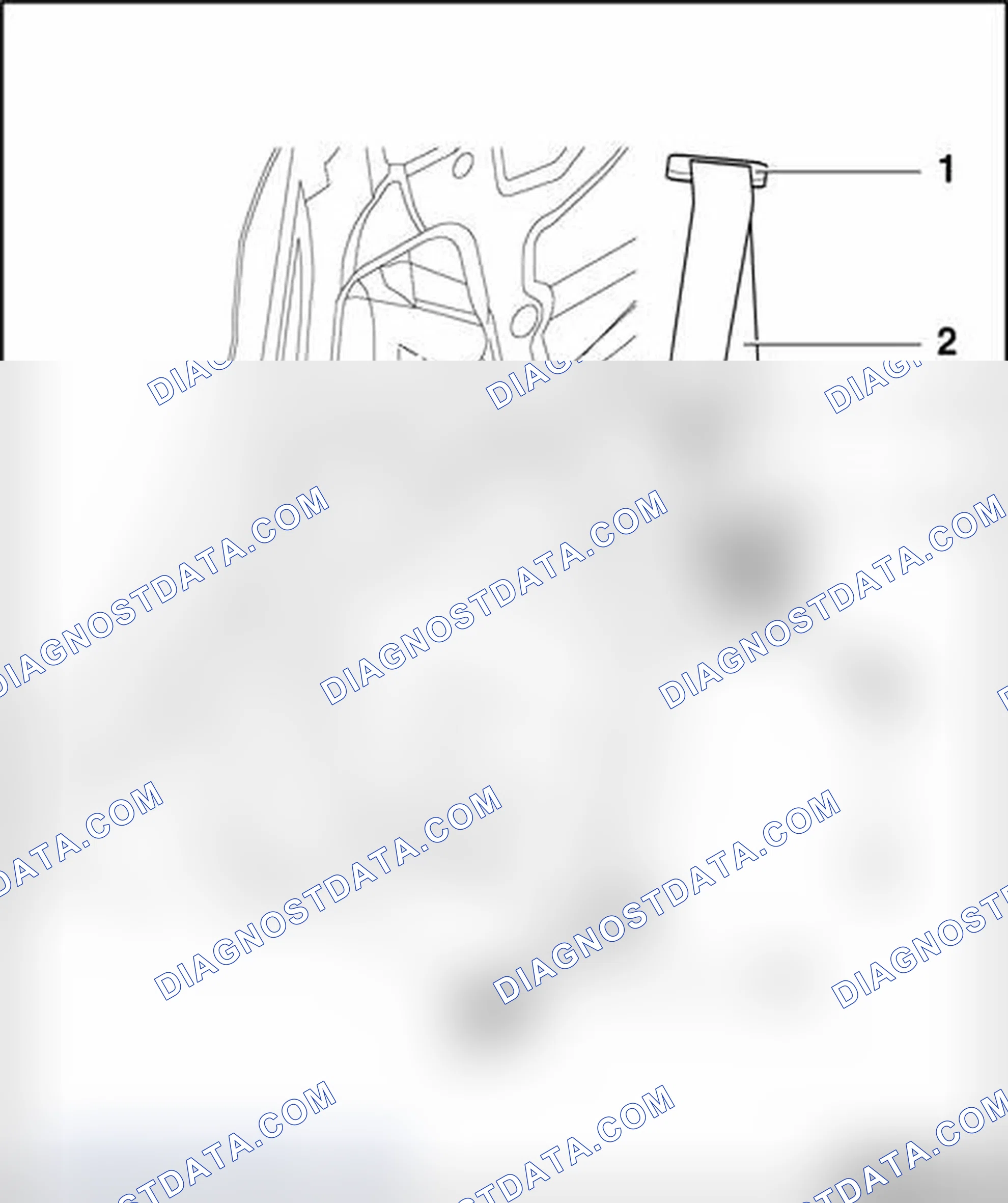 Scheme 43: Front 3-point seat belt with belt tensioner, assembly overivew