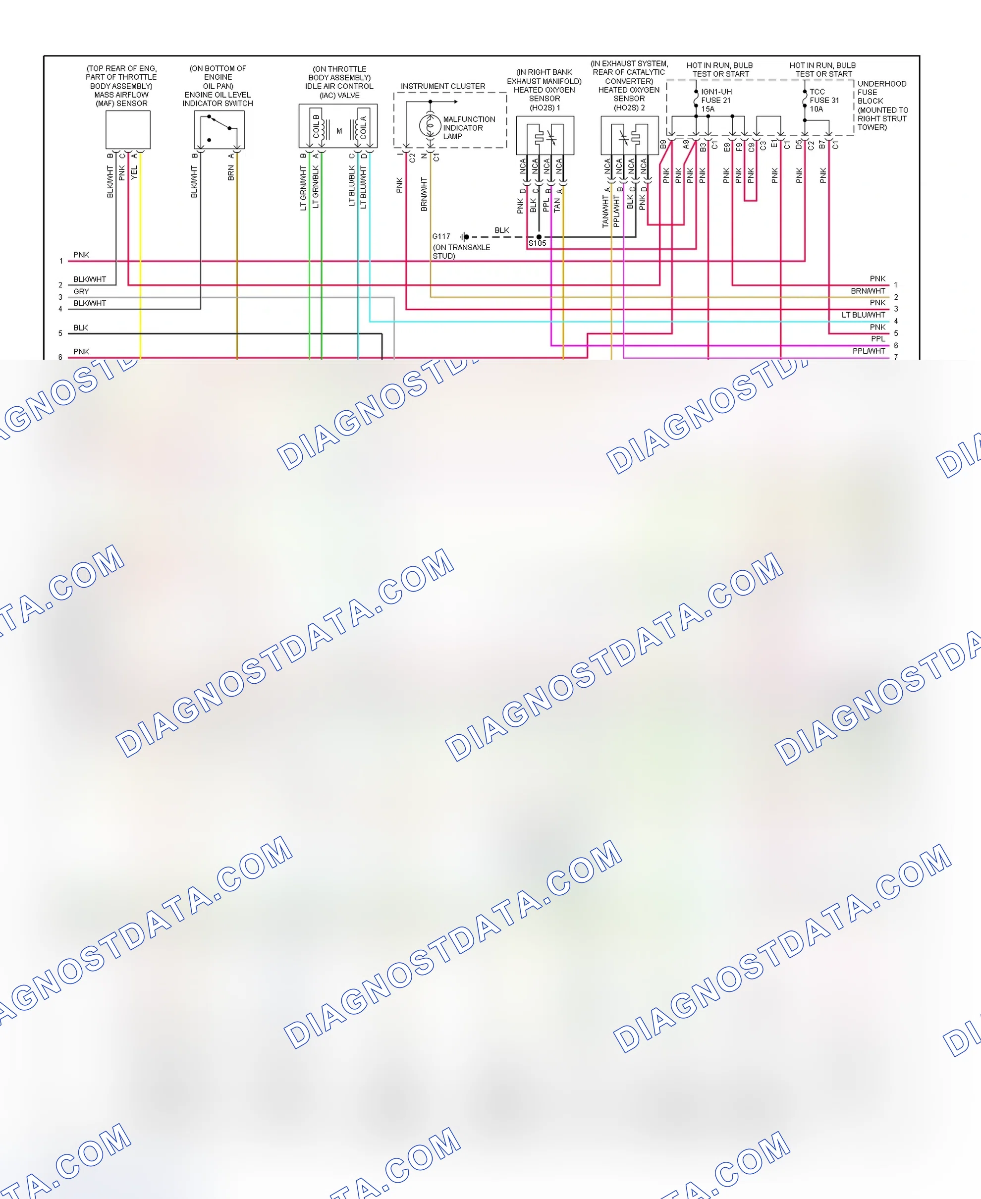 Scheme 165: PCM Wiring Diagram (Grand Prix - 3.8L - 3 Of 4)