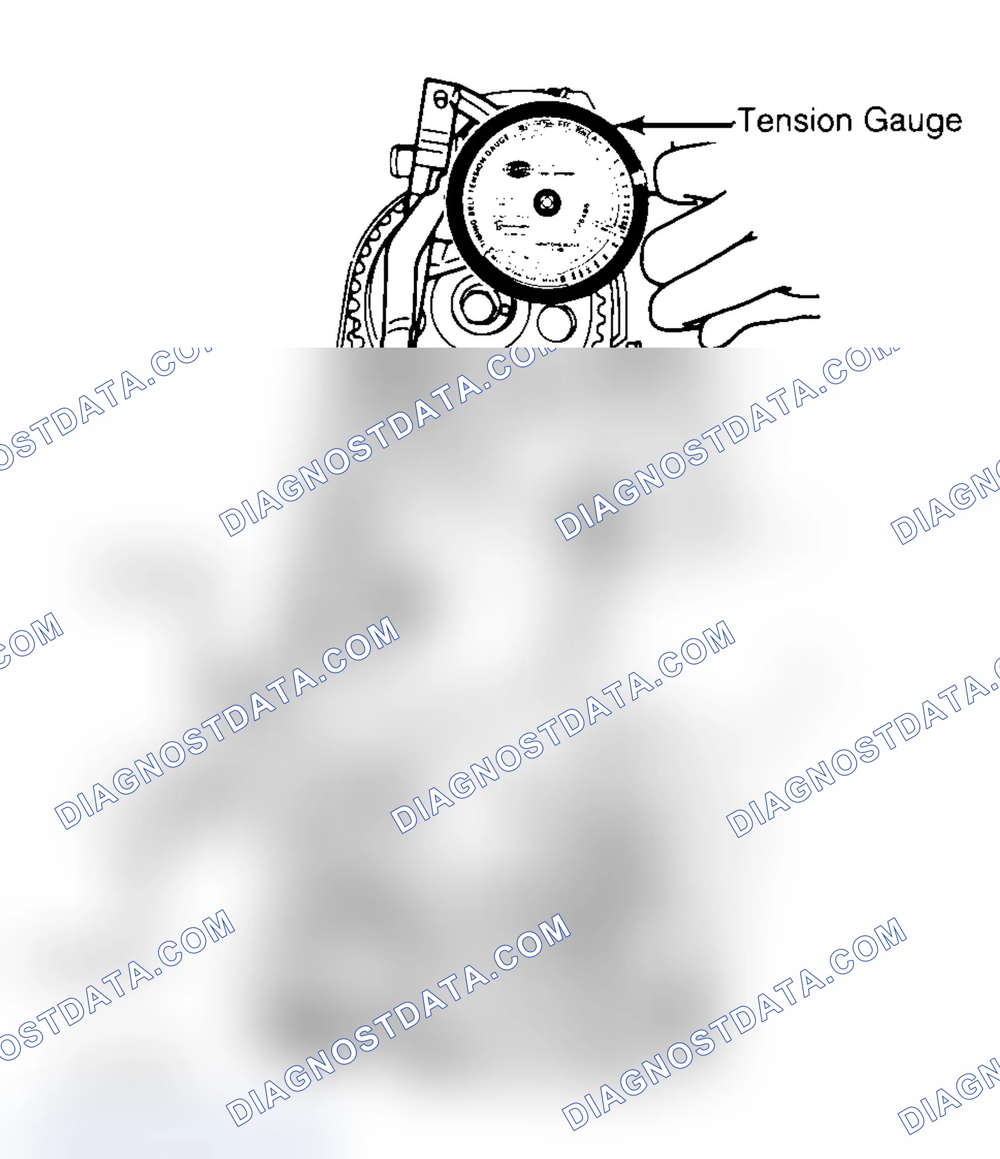 Scheme 28: Adjusting Typical Timing Belt Tension