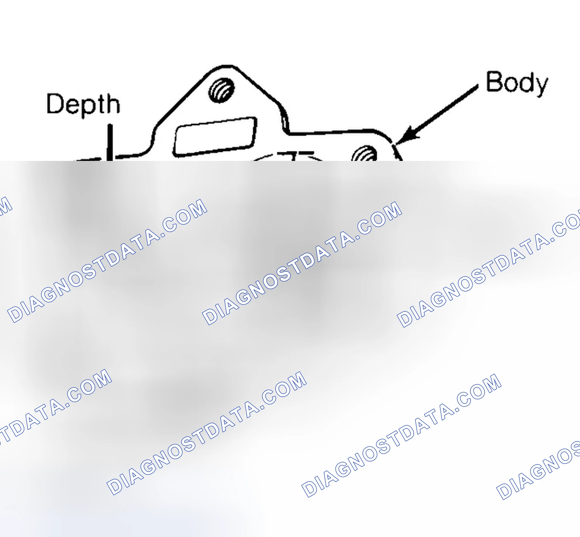 Scheme 35: Measuring Oil Pump Gear Cavity