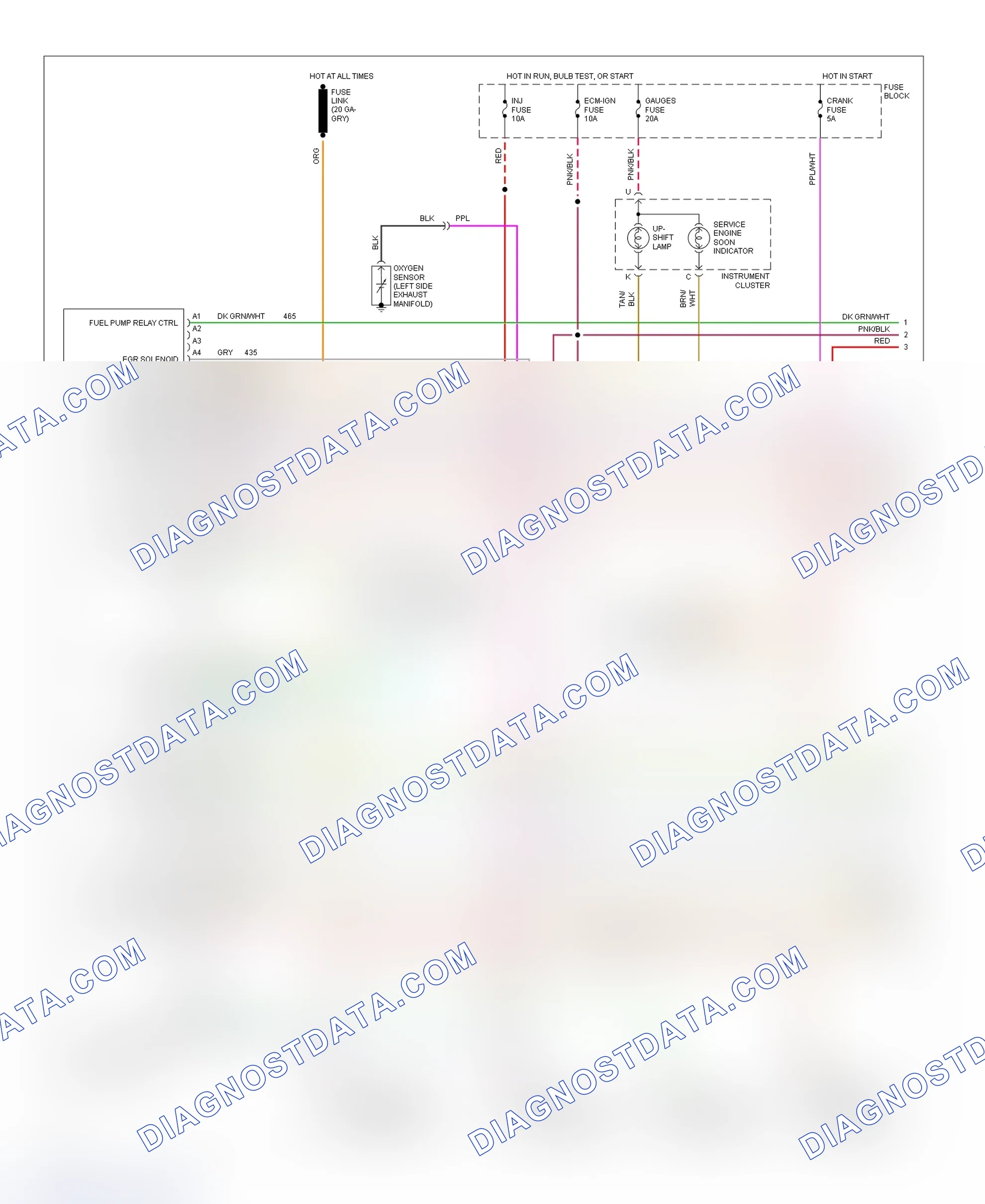 Scheme 117: Wiring Diagram (Blazer, Pickup, Sierra, Suburban & Yukon - 5.0L & 5.7L With M/T - 1 Of 2)