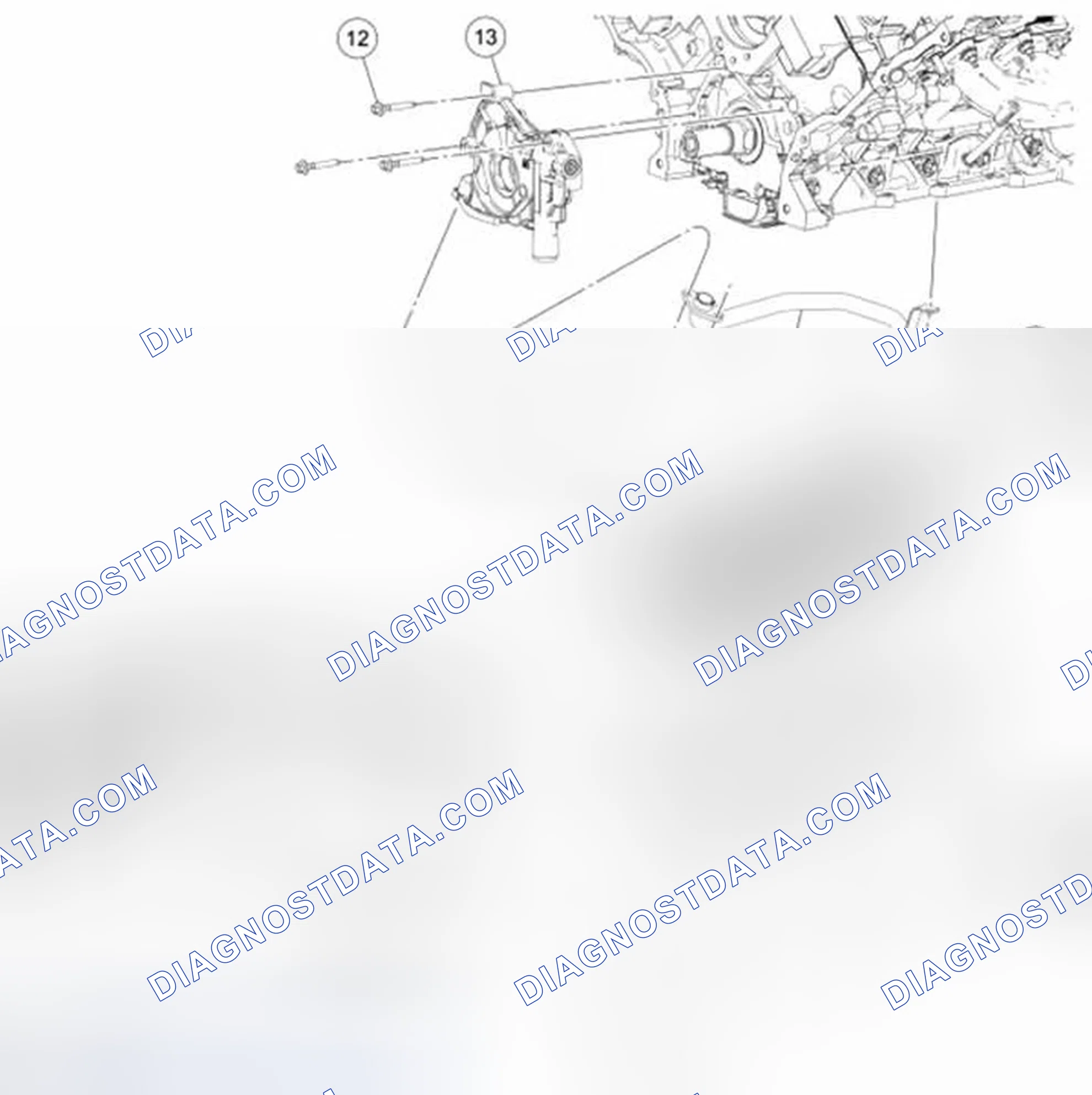 Scheme 2148: Oil Pan, Oil Pump, Oil Pump and Screen and Pickup Tube
