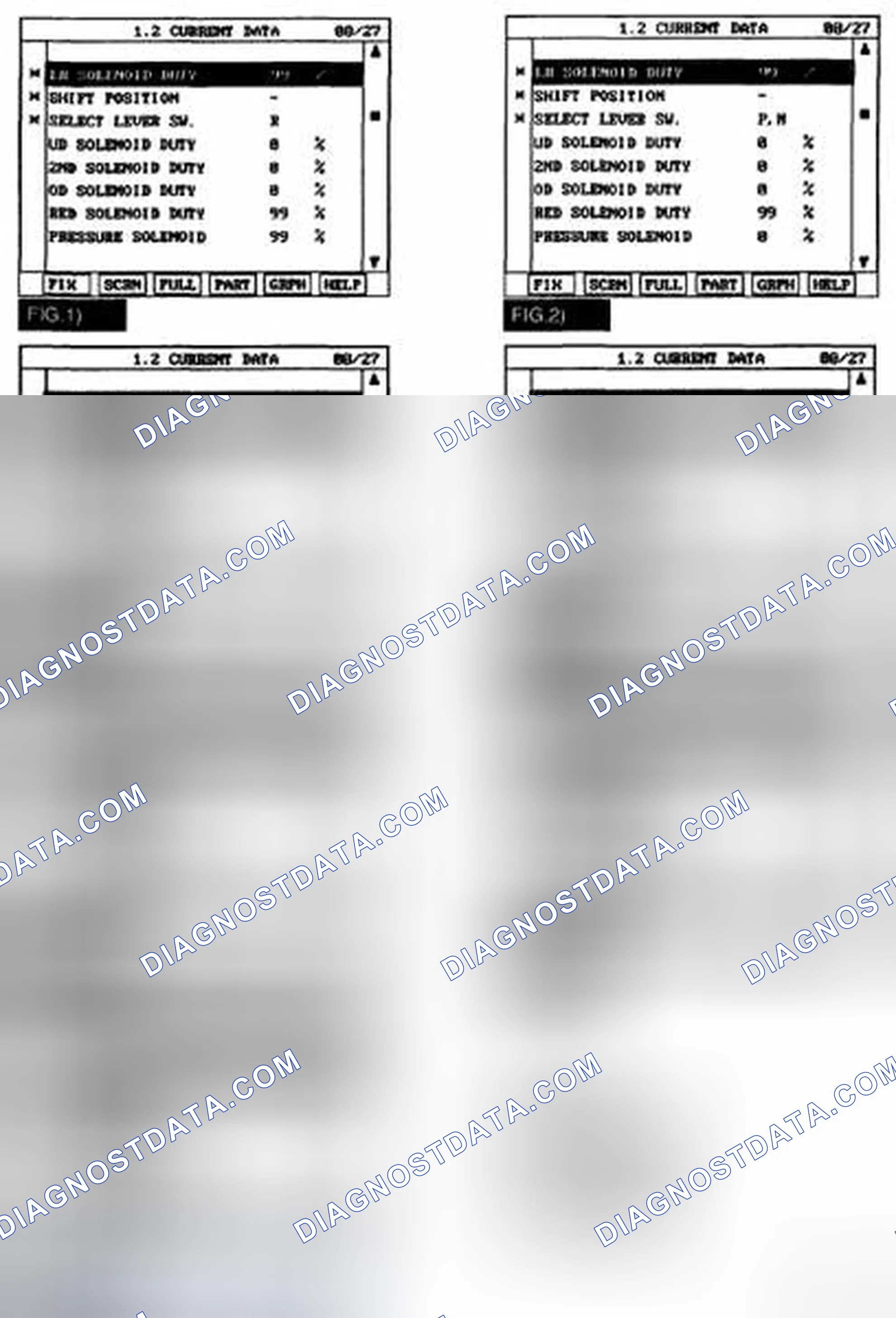 Scheme 13: MONITOR SCANTOOL DATA