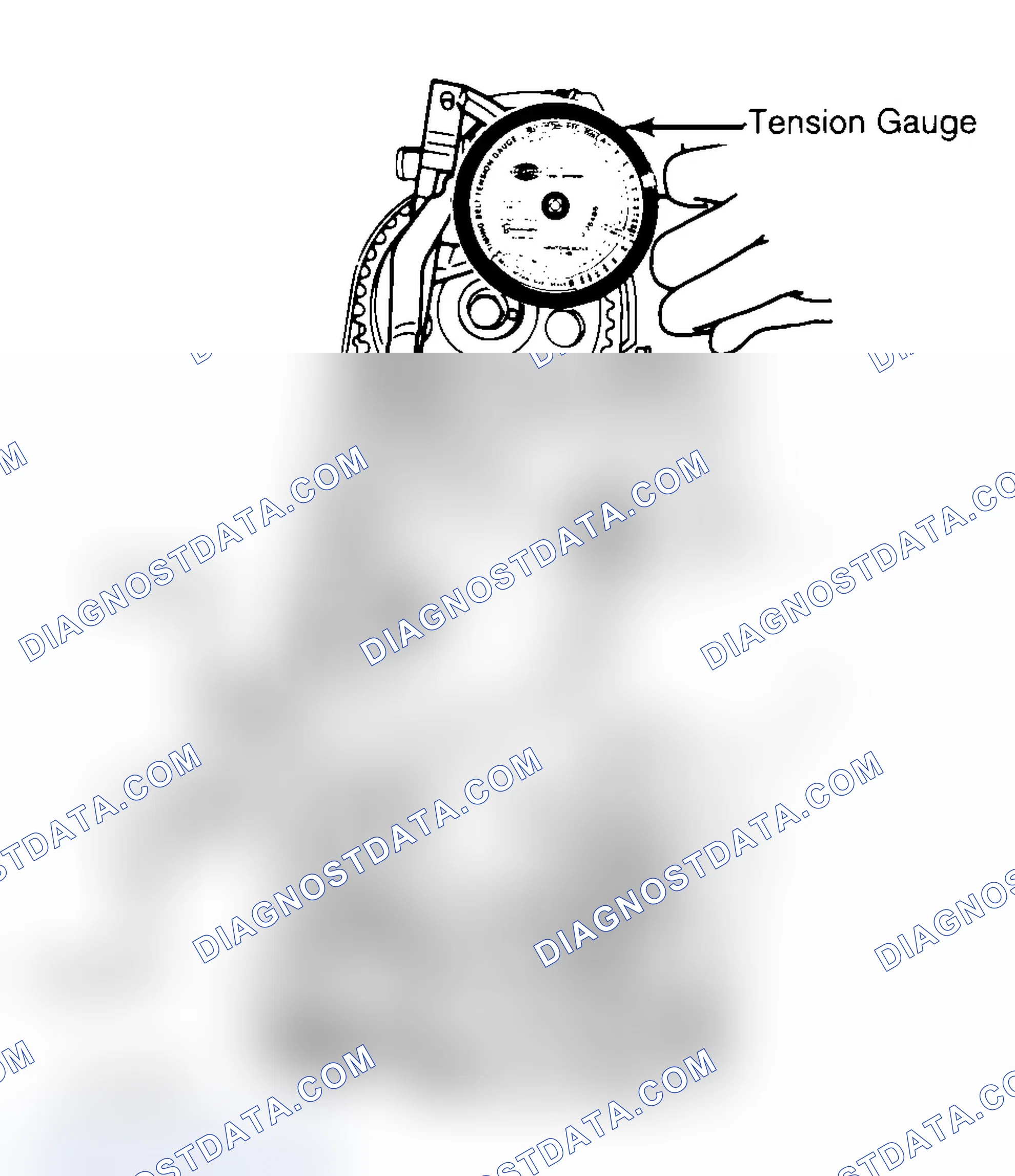 Scheme 28: Adjusting Typical Timing Belt Tension