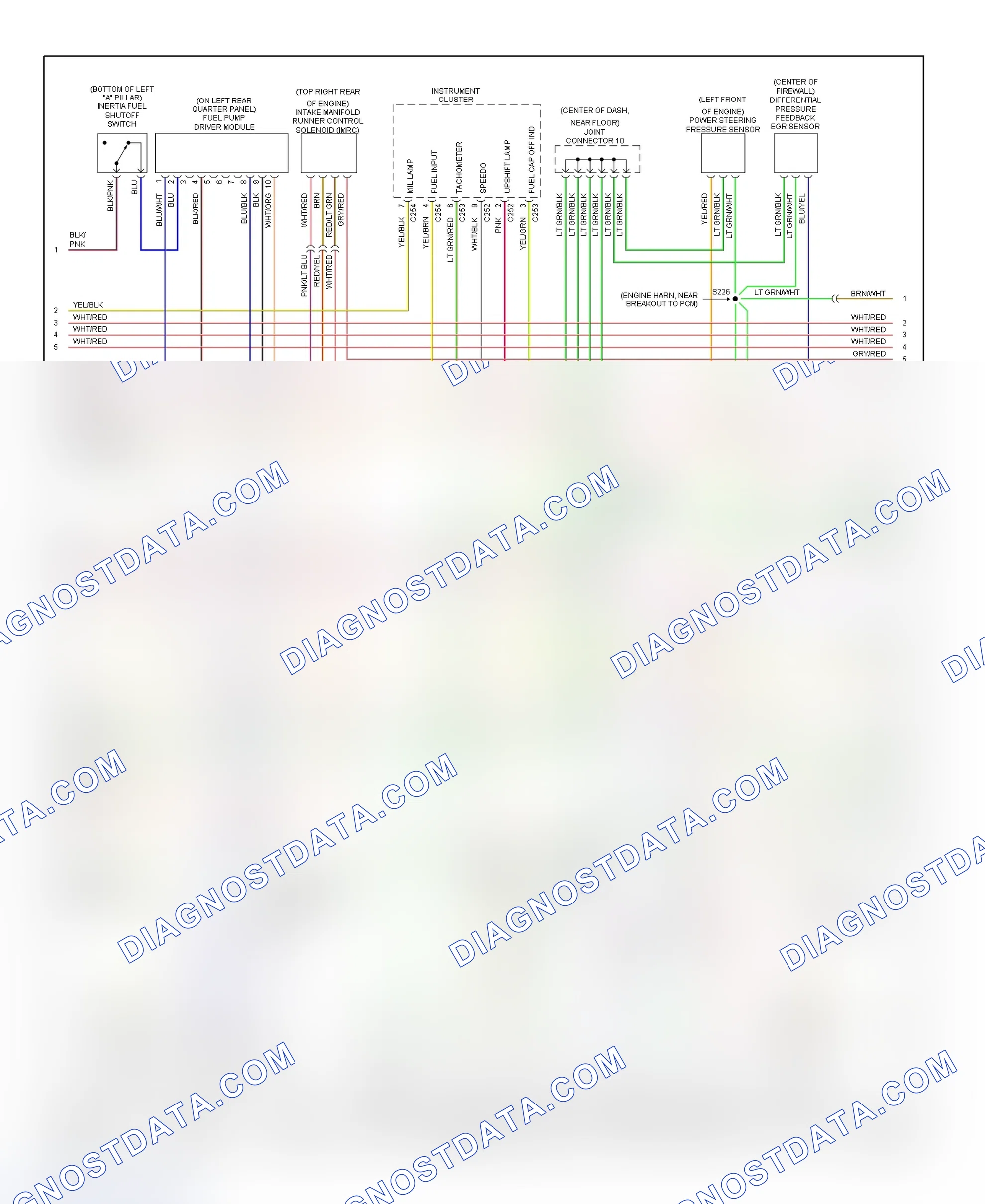 Scheme 59: PCM Wiring Diagram (Escort - 2.0L - 2 Of 3)