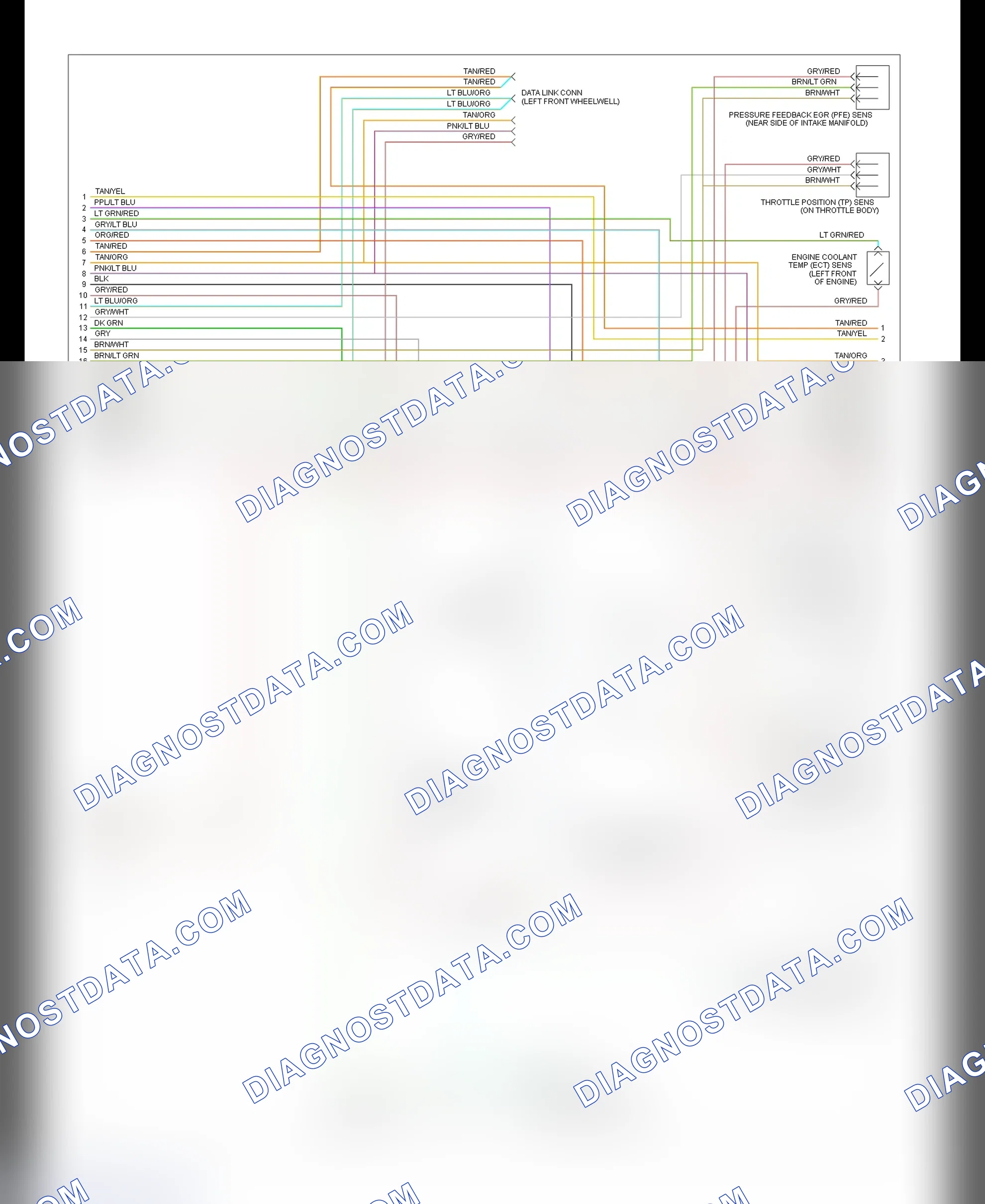 Scheme 109: EEC-IV Wiring Diagram (Crown Victoria & Grand Marquis 4.6L - 2 Of 3)