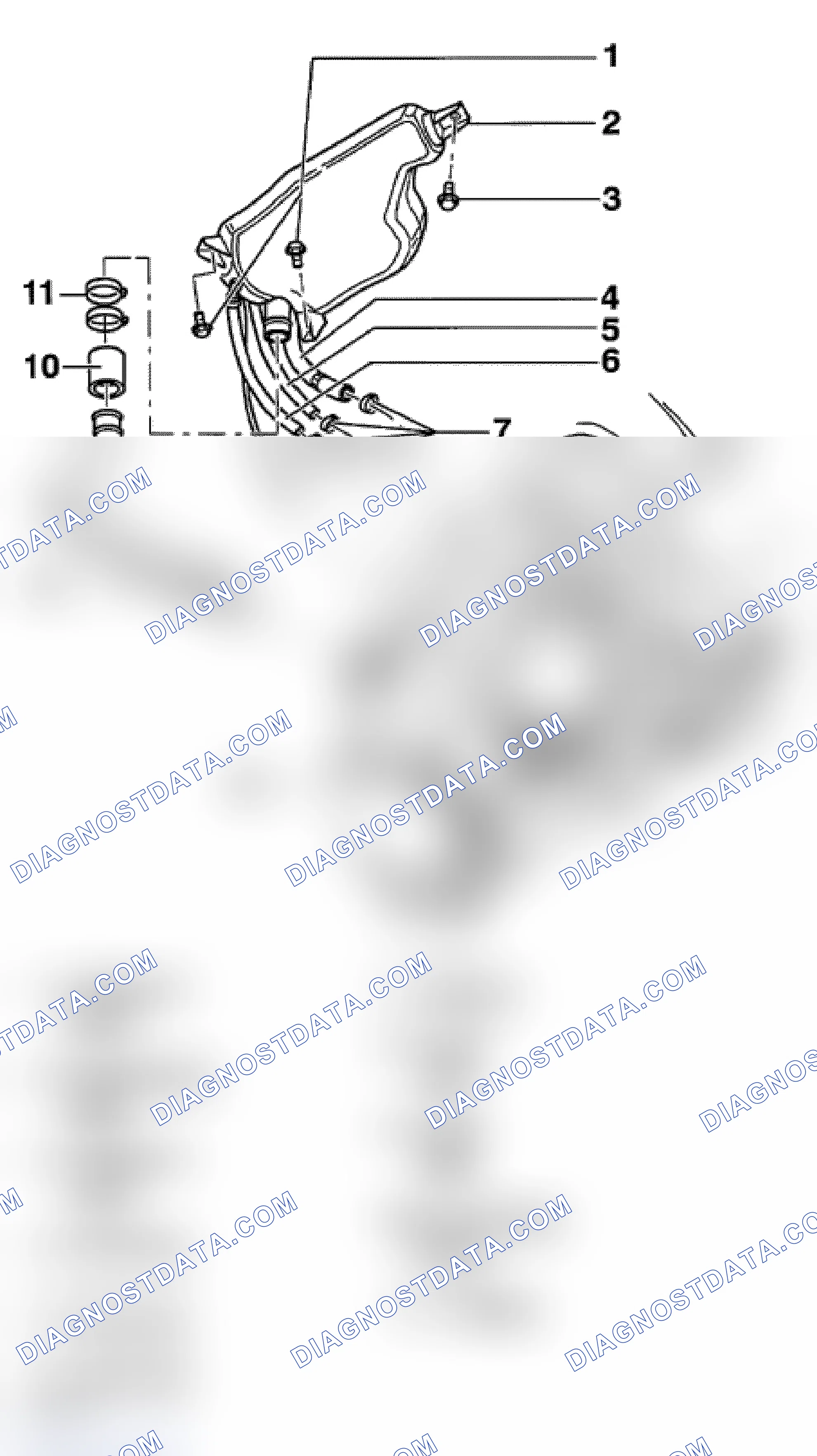 Scheme 9: Exploded View Of Fuel Expansion Tank Components