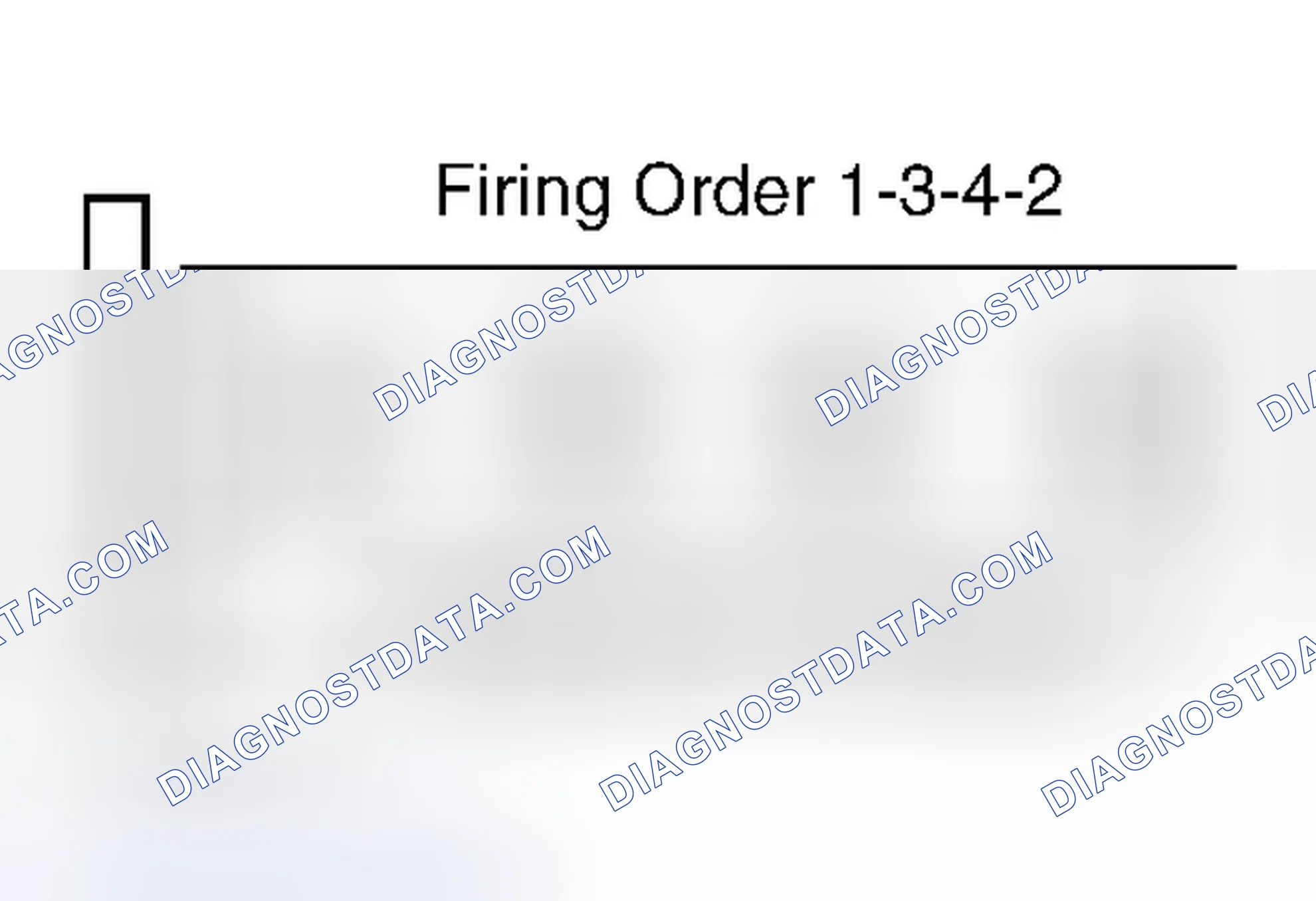 Scheme 1: Firing Order (1.3L, 1.8L, 1.9L, 2.2L & 2.4L)