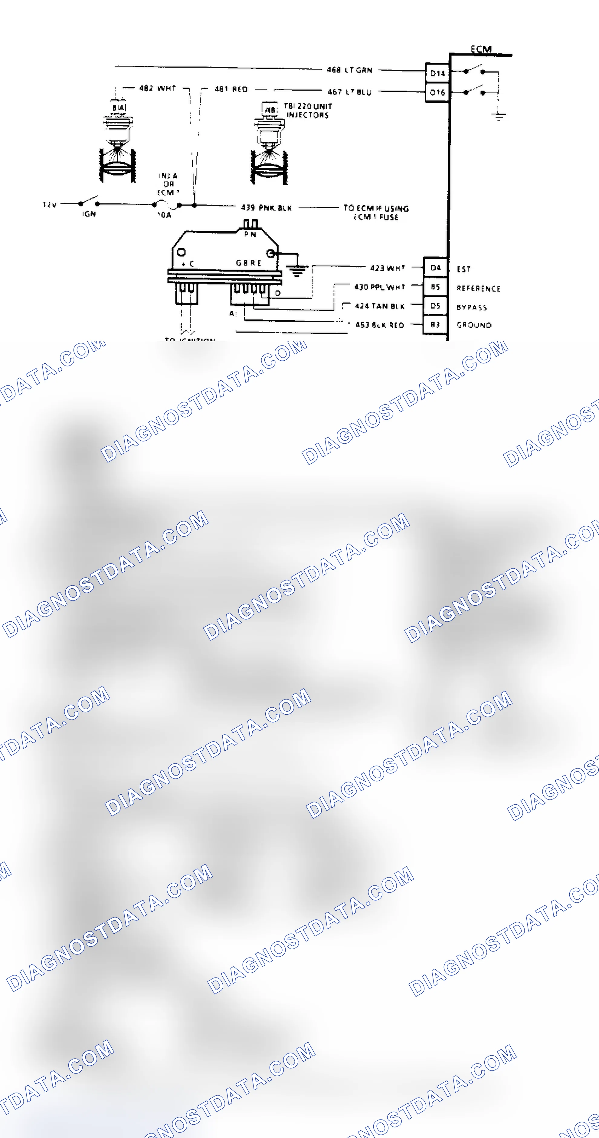 Scheme 29: Chart A4, Injector Circuit Diagnosis (All Other Models)