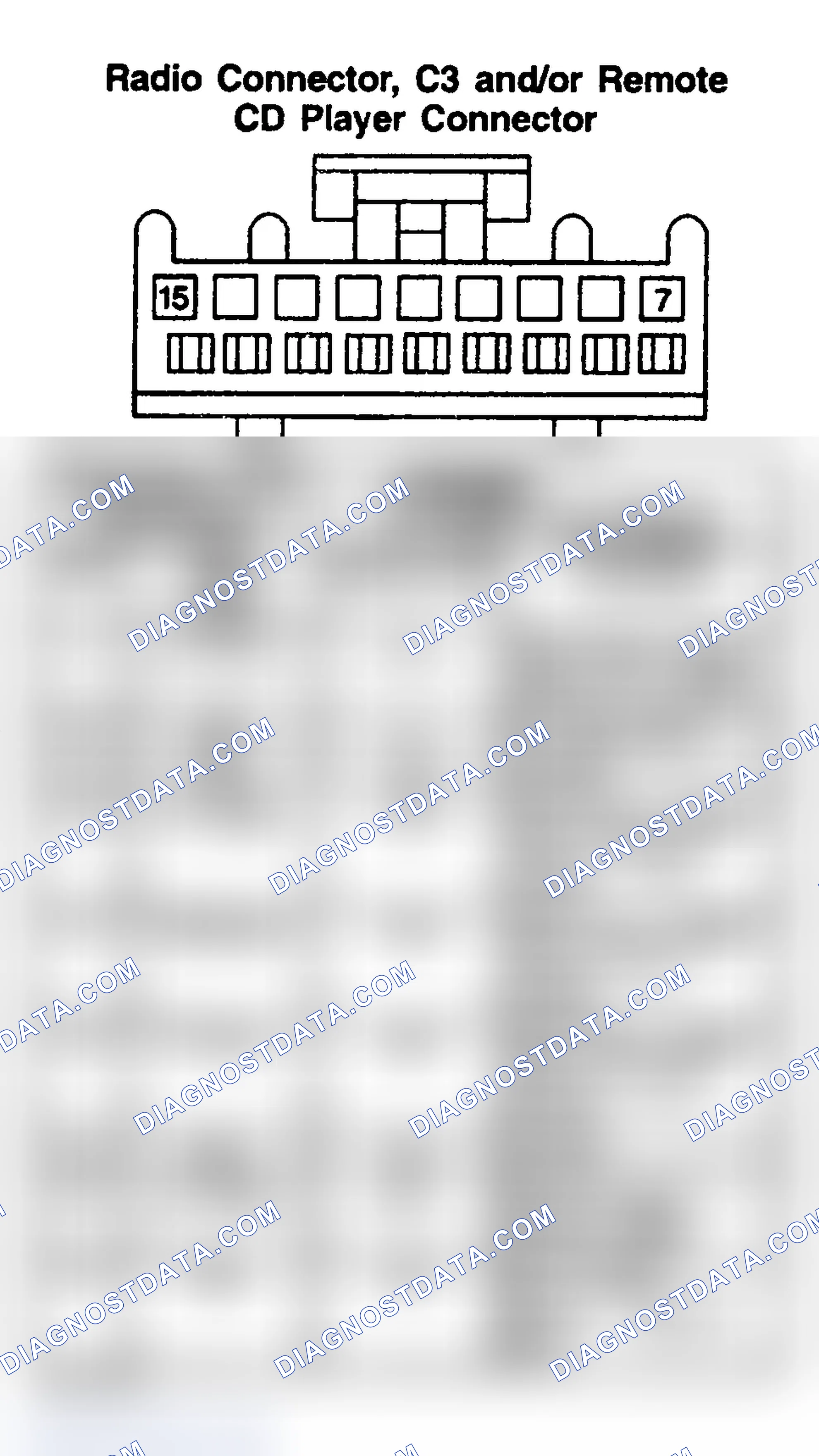 Scheme 231: RADIO (C3) &/OR REMOTE CD PLAYER
