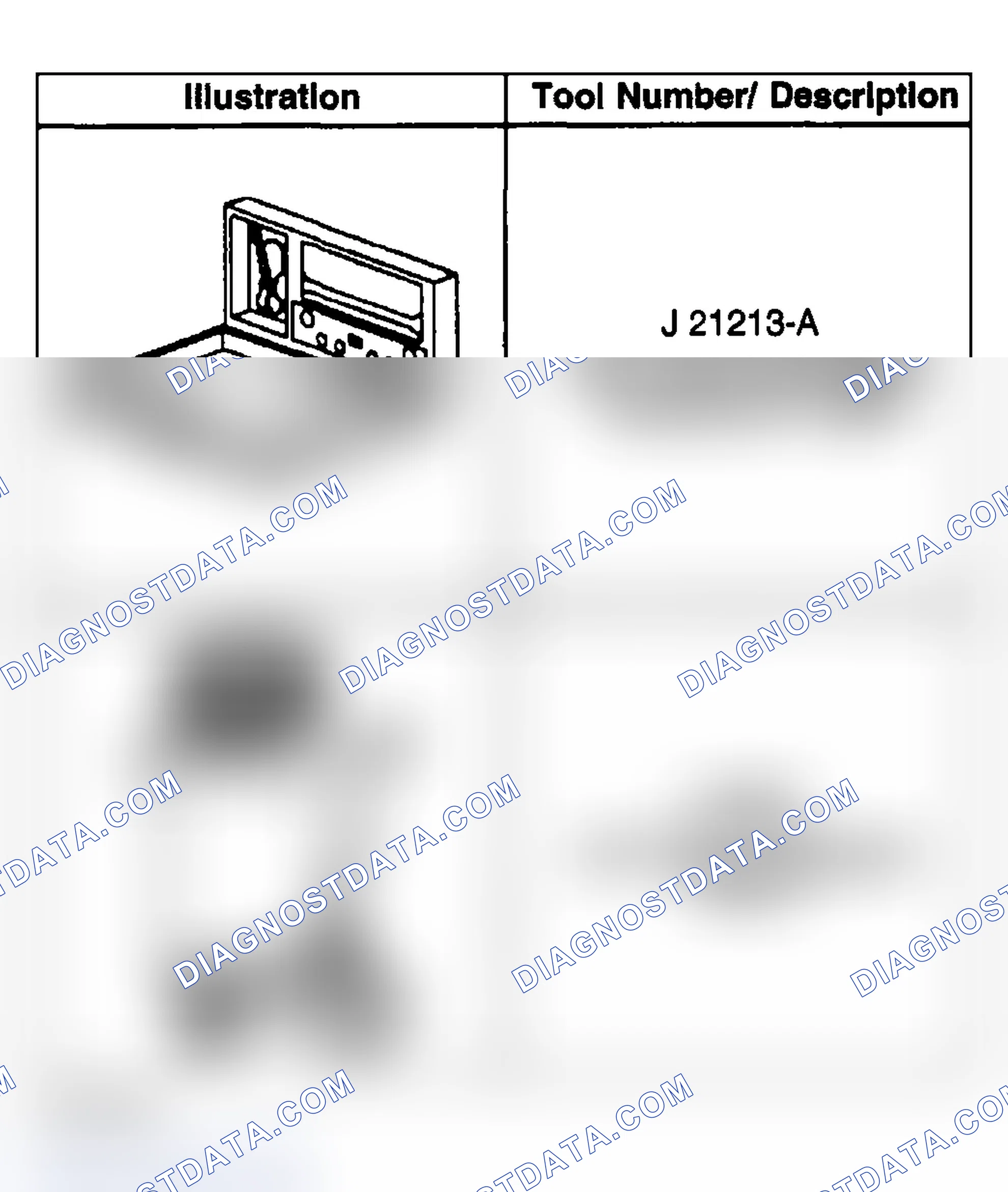Scheme 131: Special Tools and Equipment