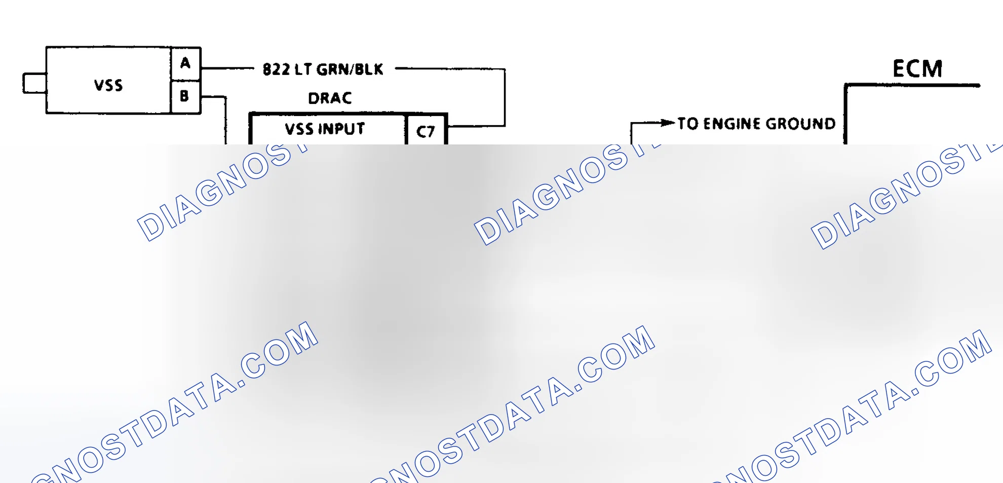 Scheme 36: Code 24 Schematic (4.3L Turbo) Vehicle Speed Sensor