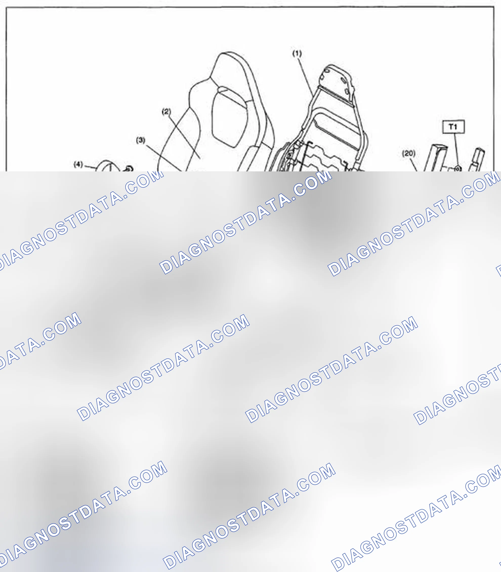 Scheme 19: FRONT SEAT LH