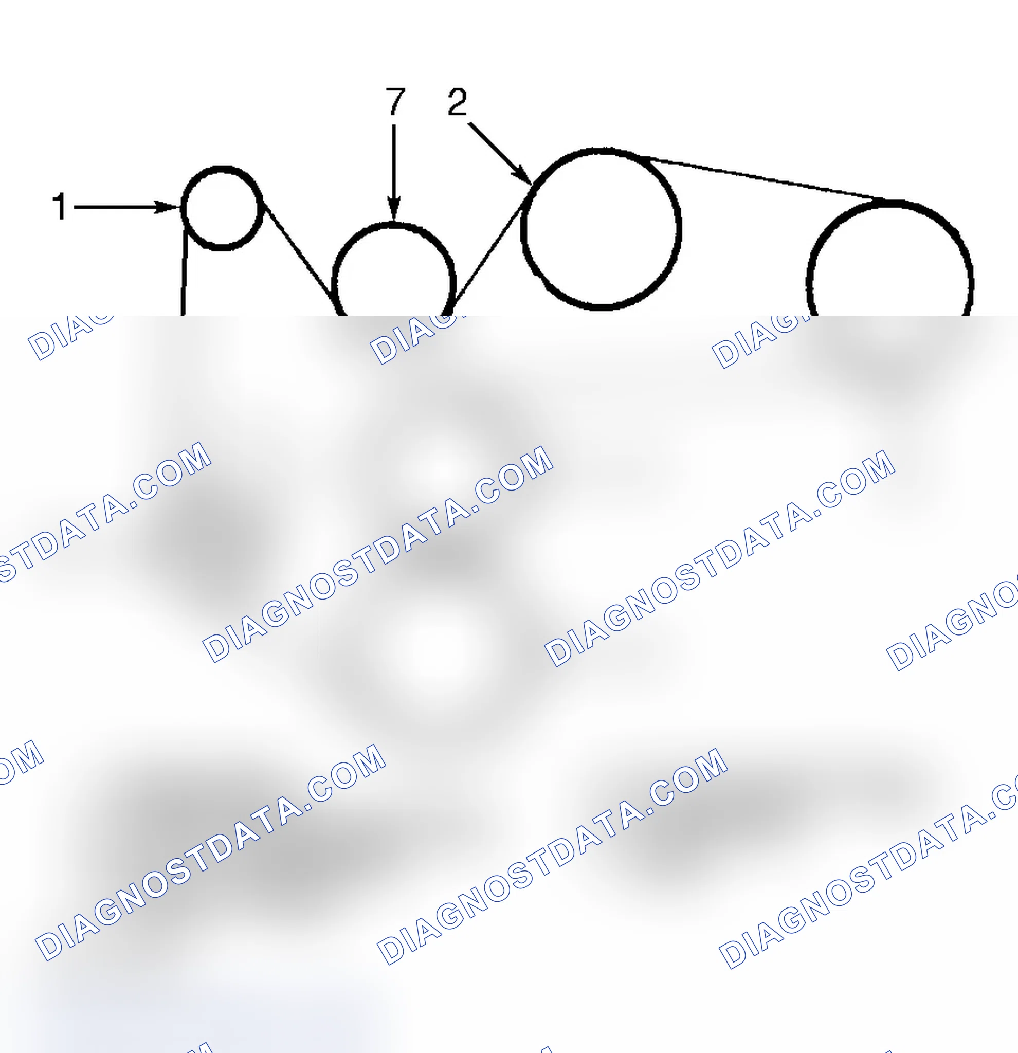Scheme 23: Drive Belt Routing (4.0L OHC Explorer & Mountaineer)