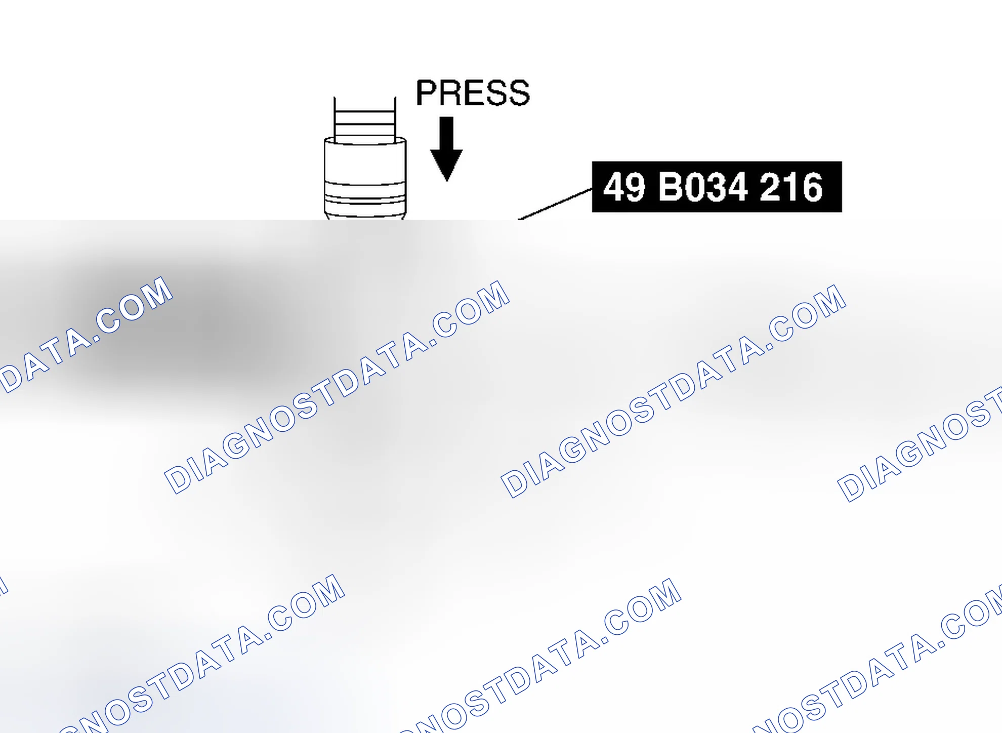 Scheme 21: Front Lower Arm (Front) Bushing (Inner Side) Removal Note