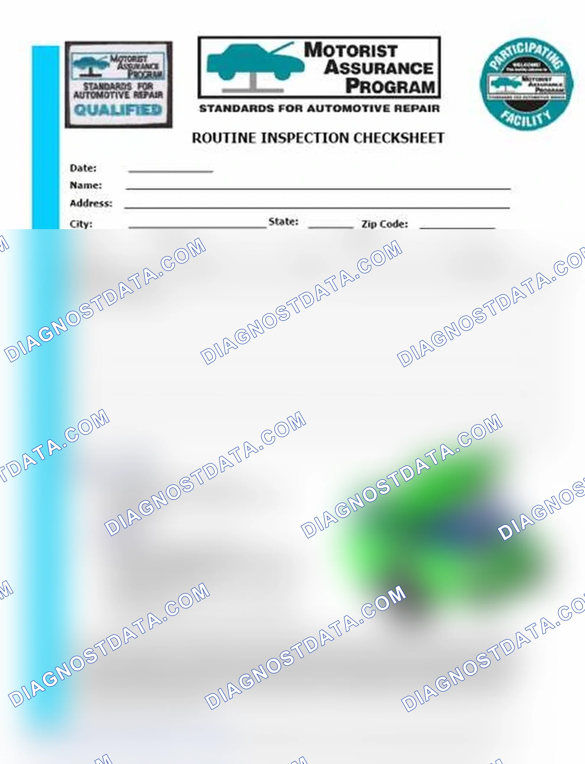 Scheme 26: Routine Inspection Checksheet (1 Of 2)