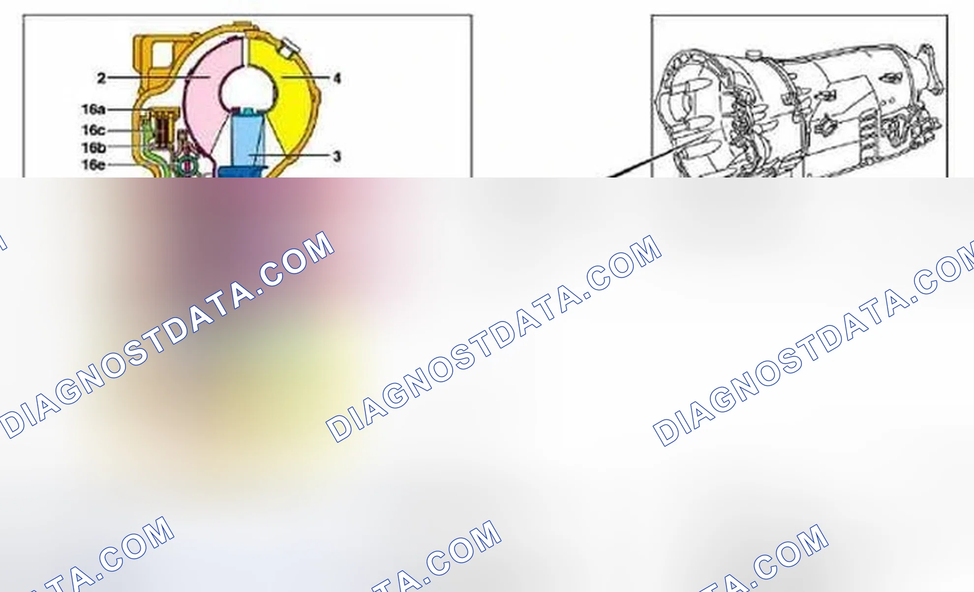 Scheme 323: Torque Converter Lockup Clutch Function Diagram - Transmission 722.9