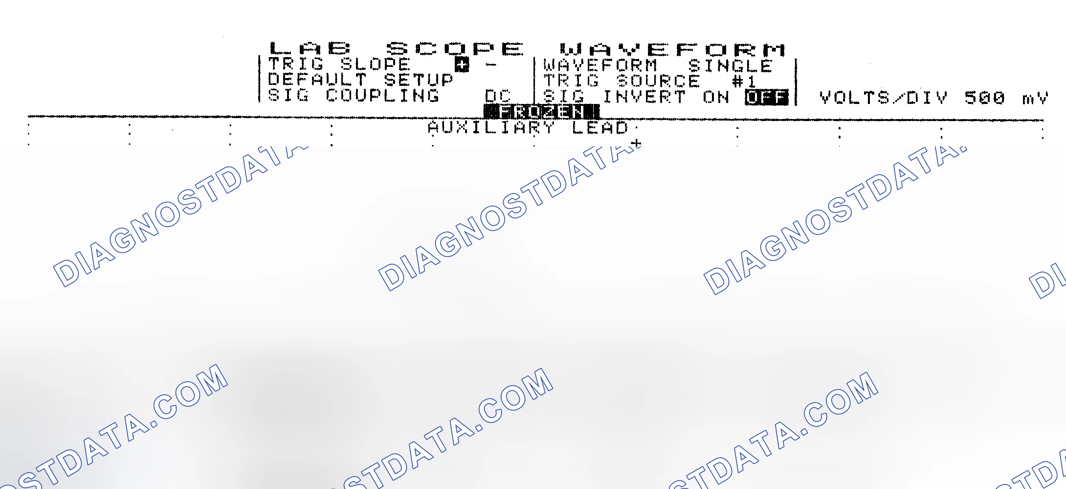 Scheme 10: Single Injector w/Excessive Current Flow - Current Pattern