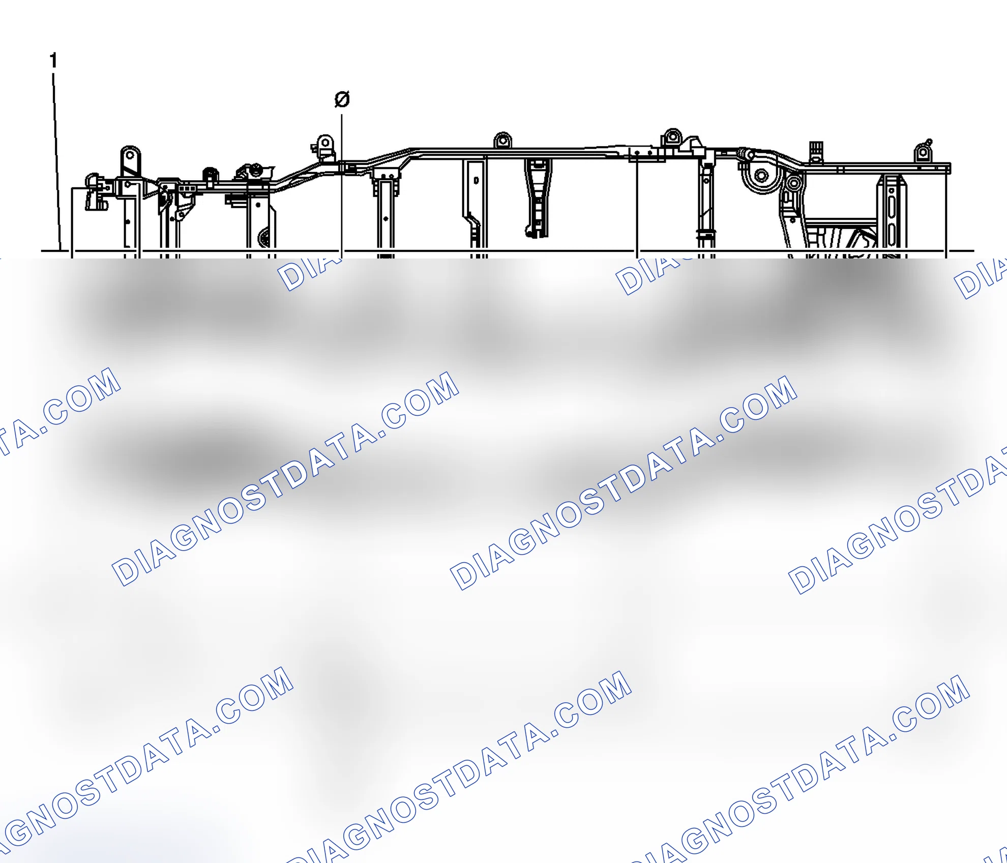 Scheme 4: Dimensions - Frame (1500 Yukon/Tahoe/Escalade 2WD/4WD)