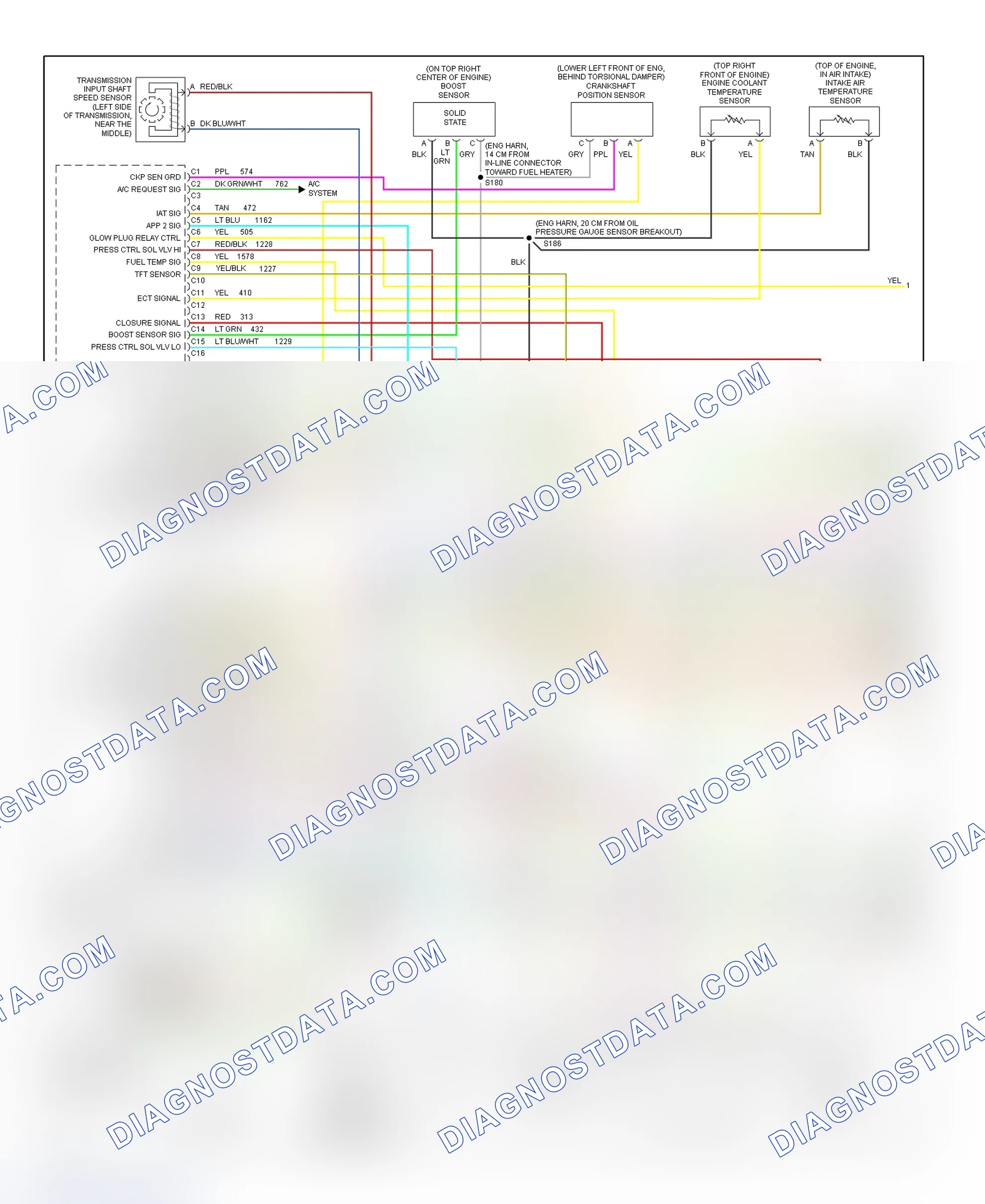 Scheme 102: PCM Wiring Diagram (Forward Control - Motorhome Chassis - 6.5L - 1 Of 4)