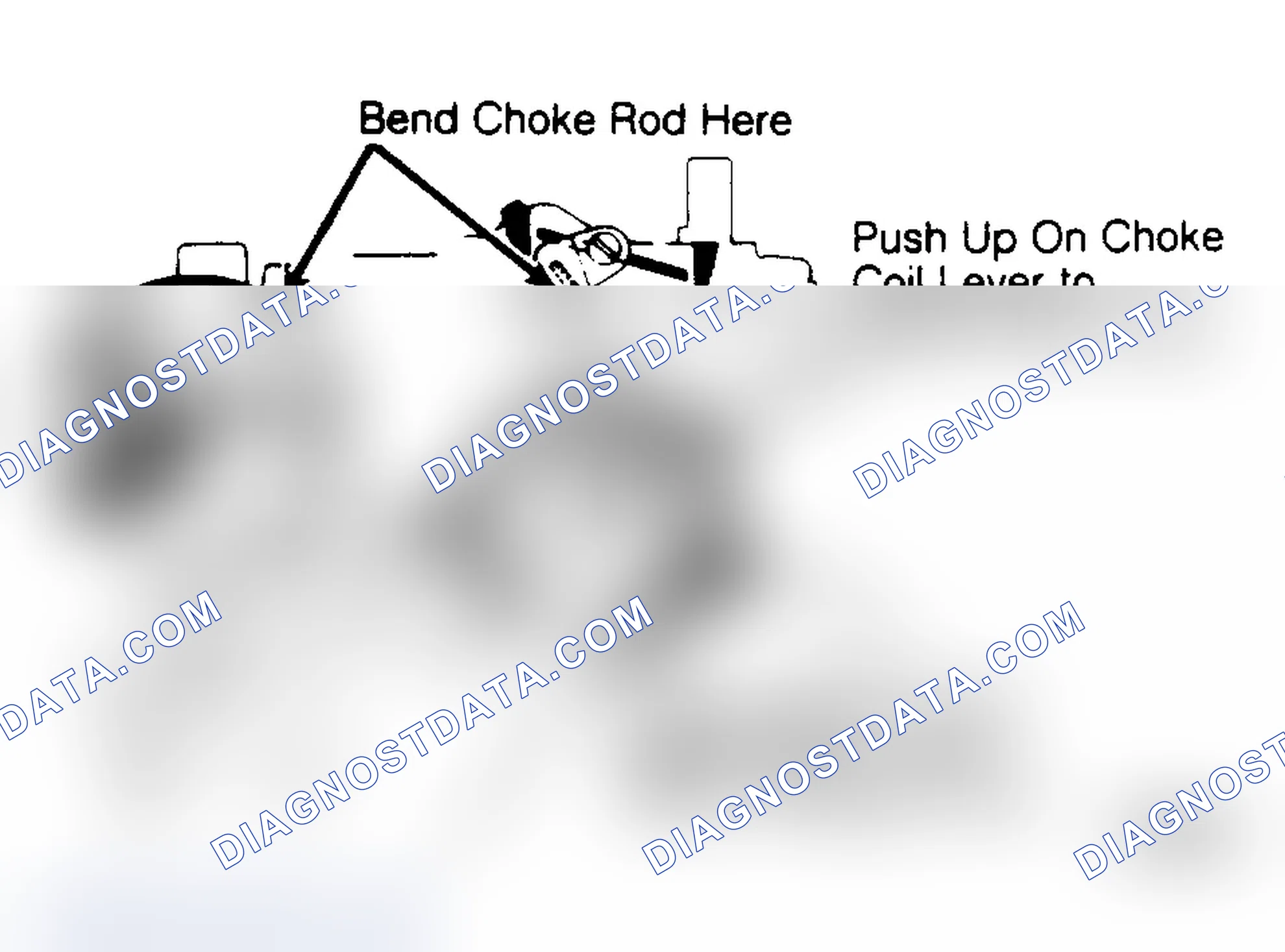 Scheme 11: Choke Coil Lever Adjustment Bend choke rod to adjust.