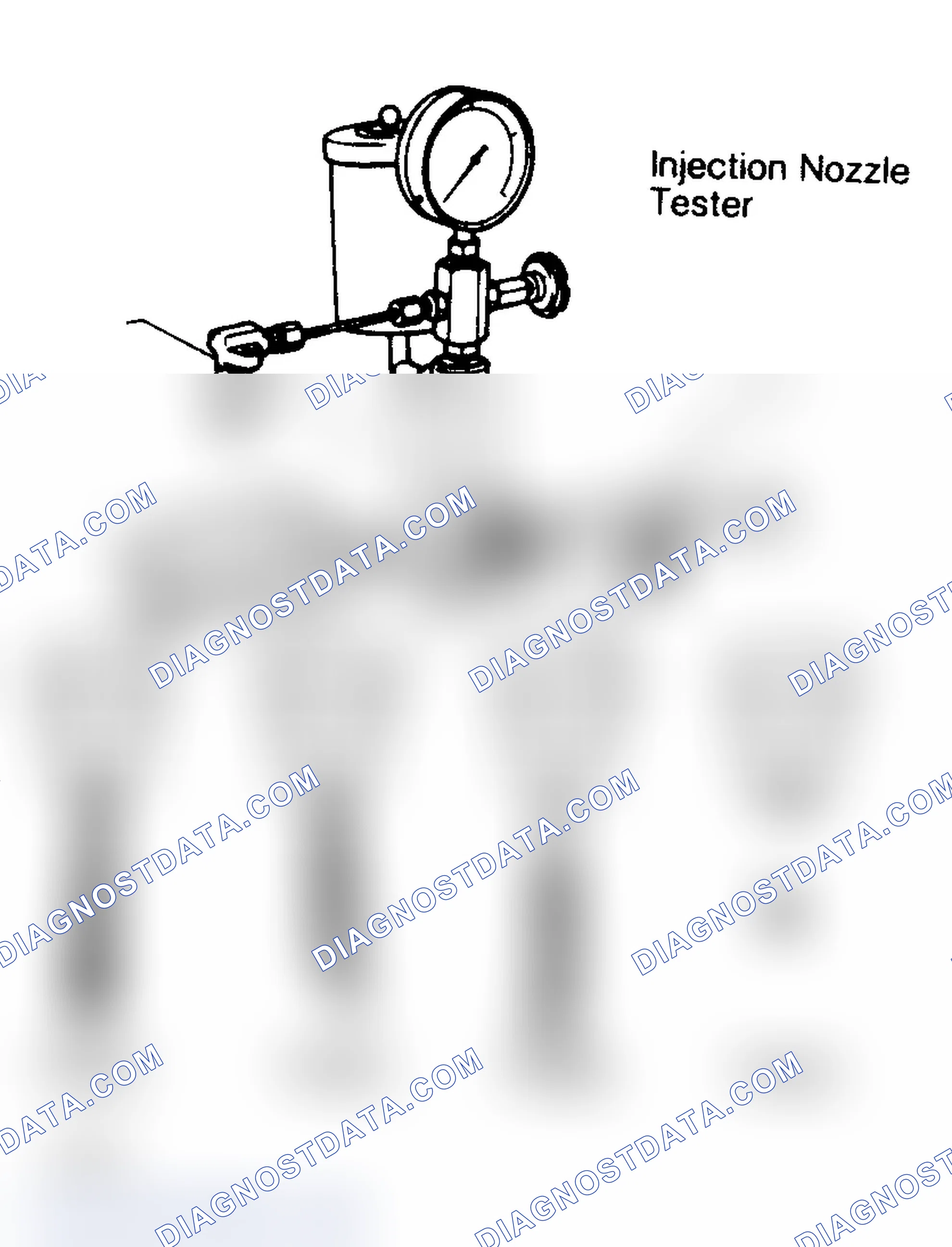 Scheme 40: Injection Nozzle Mounted on Tester