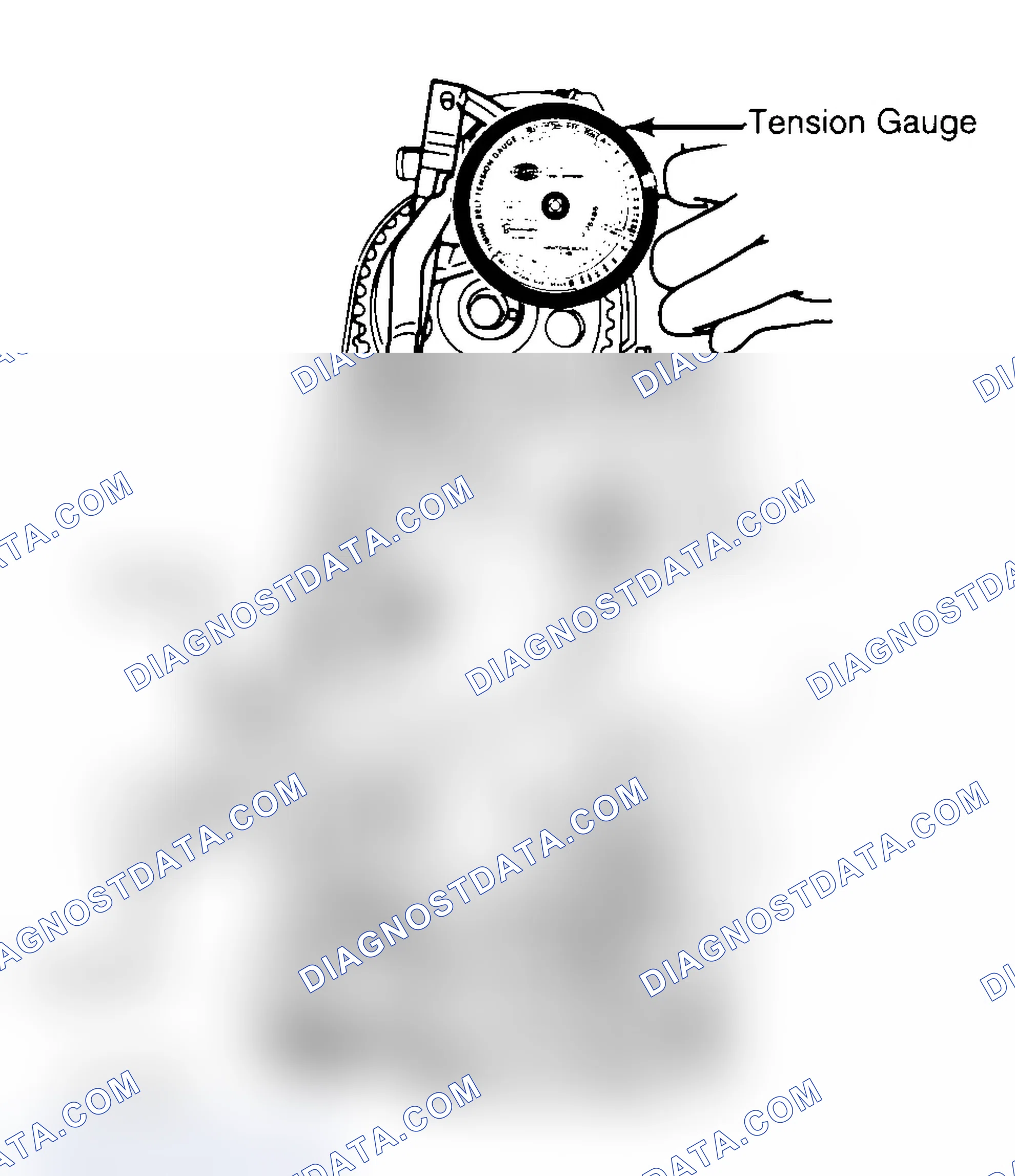 Scheme 28: Adjusting Typical Timing Belt Tension