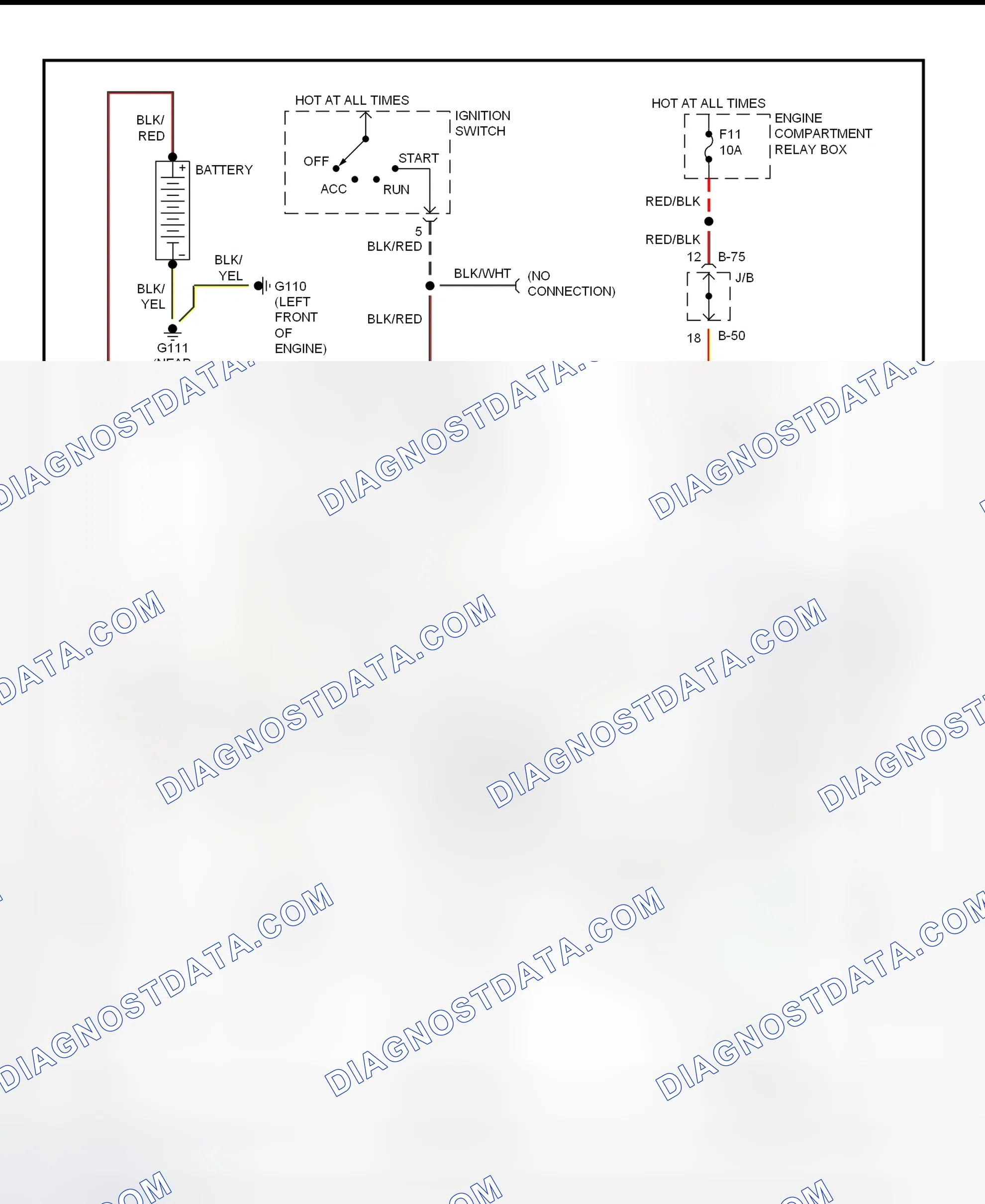 Scheme 4: Starting System Wiring Diagram (2.0L - M/T W/Anti-Theft)