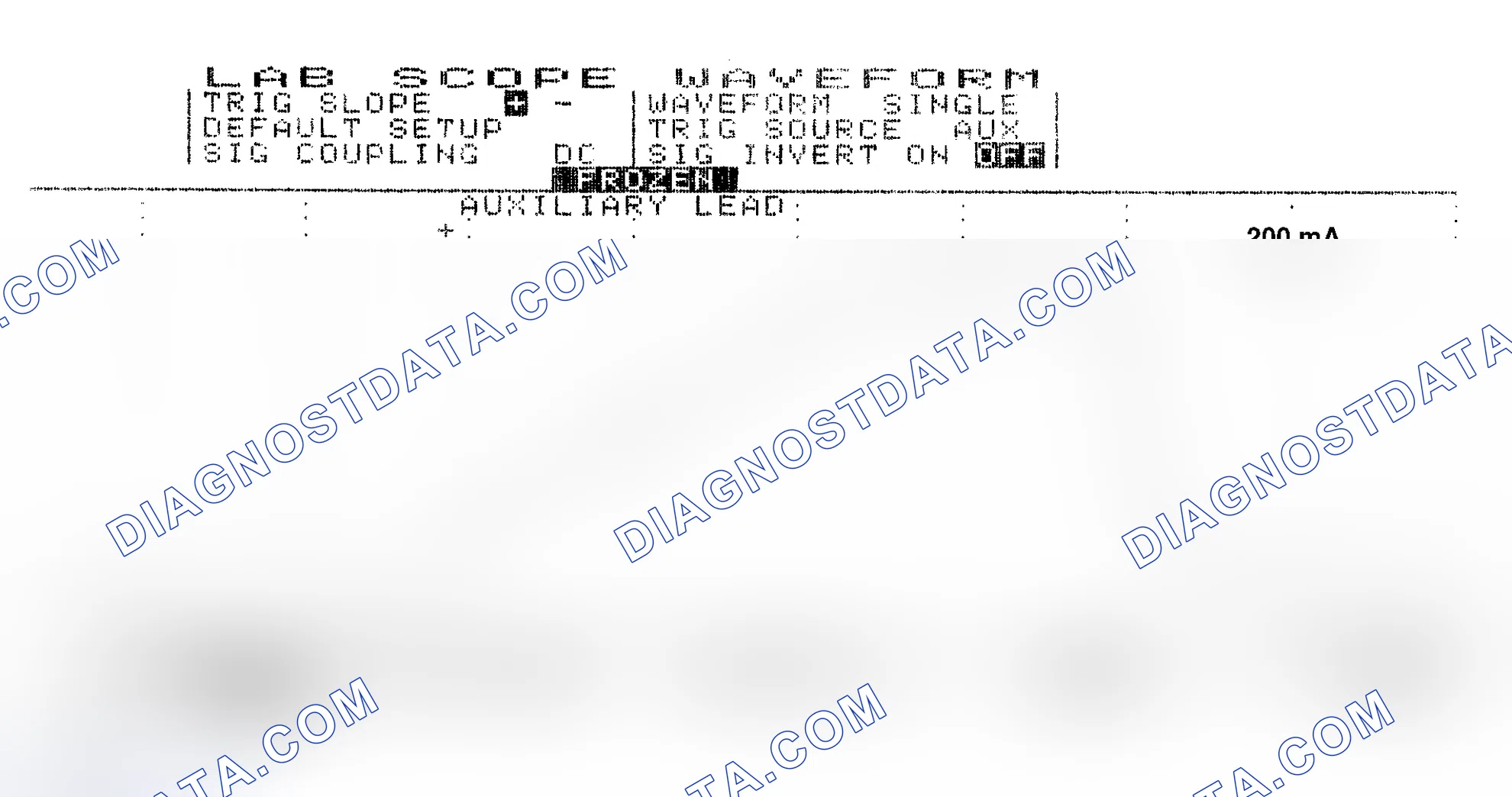 Scheme 13: Single Injector w/Normal Current Flow - Current Pattern