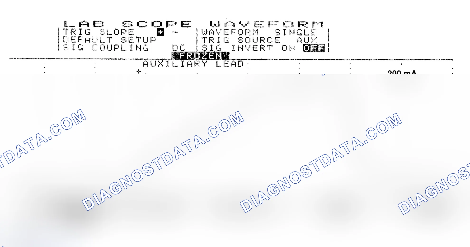 Scheme 13: Single Injector w/Normal Current Flow - Current Pattern