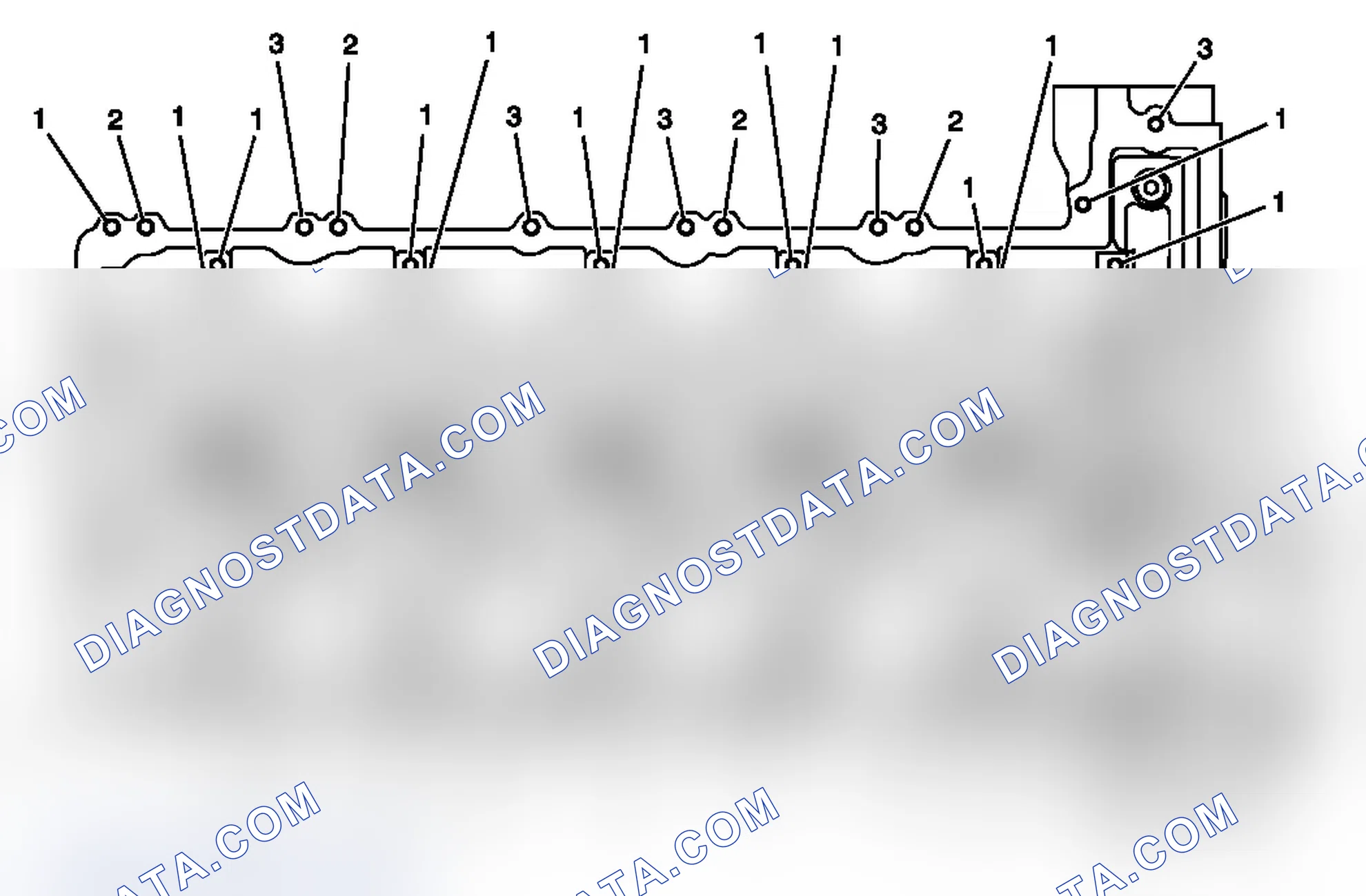 Scheme 83: Cylinder Head - Top View