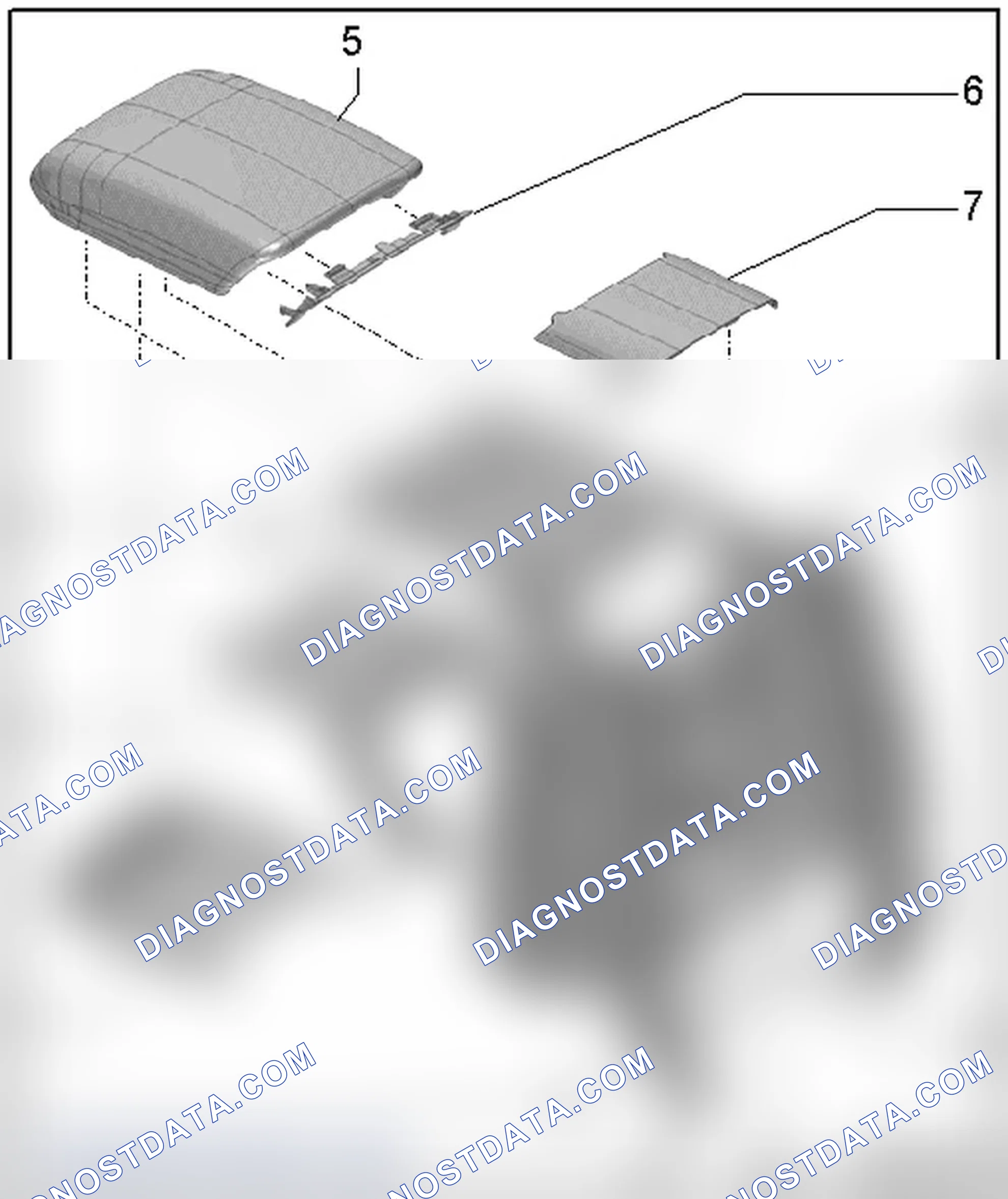 Scheme 3: FRONT CENTER ARMREST OVERVIEW