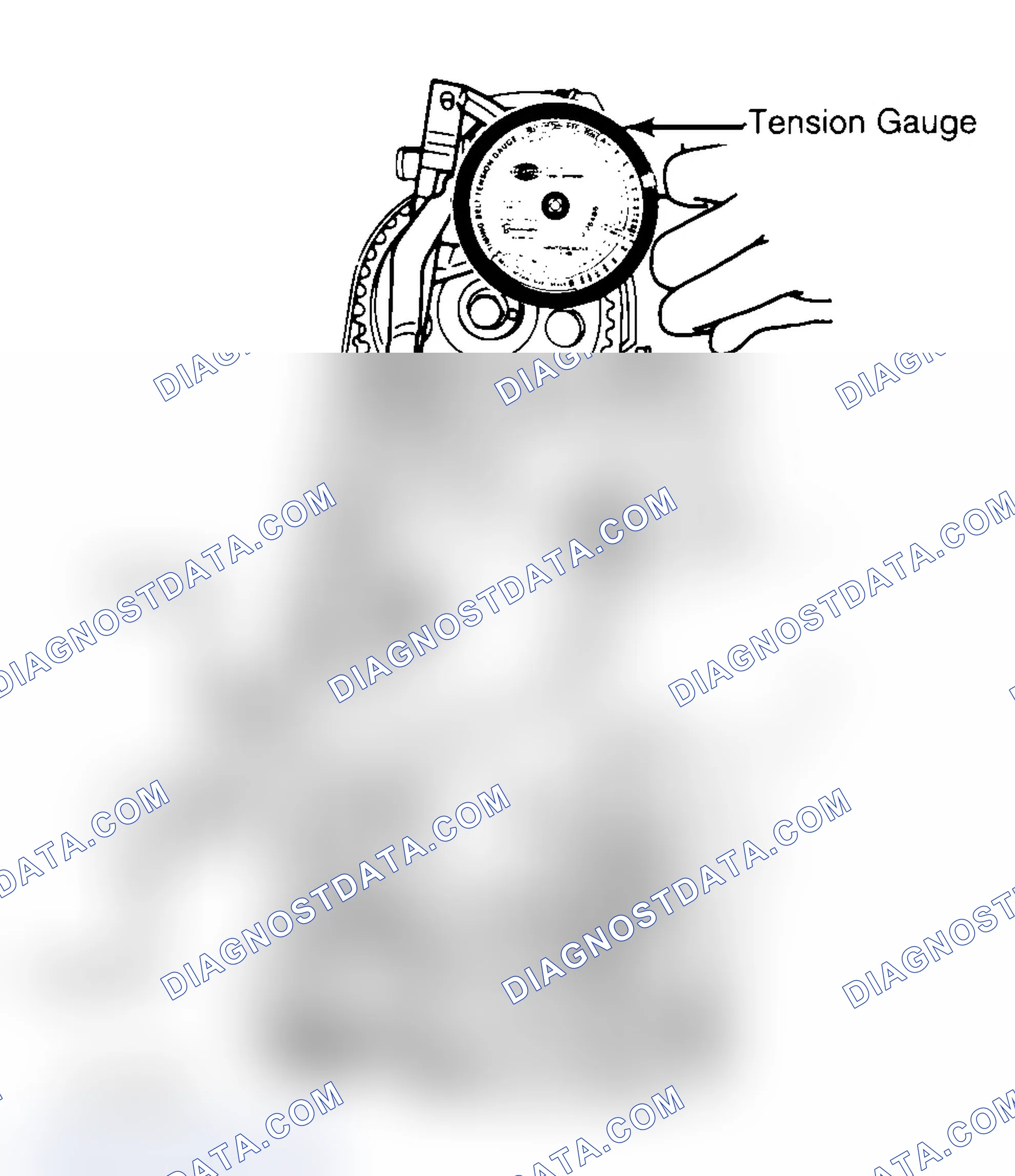 Scheme 28: Adjusting Typical Timing Belt Tension