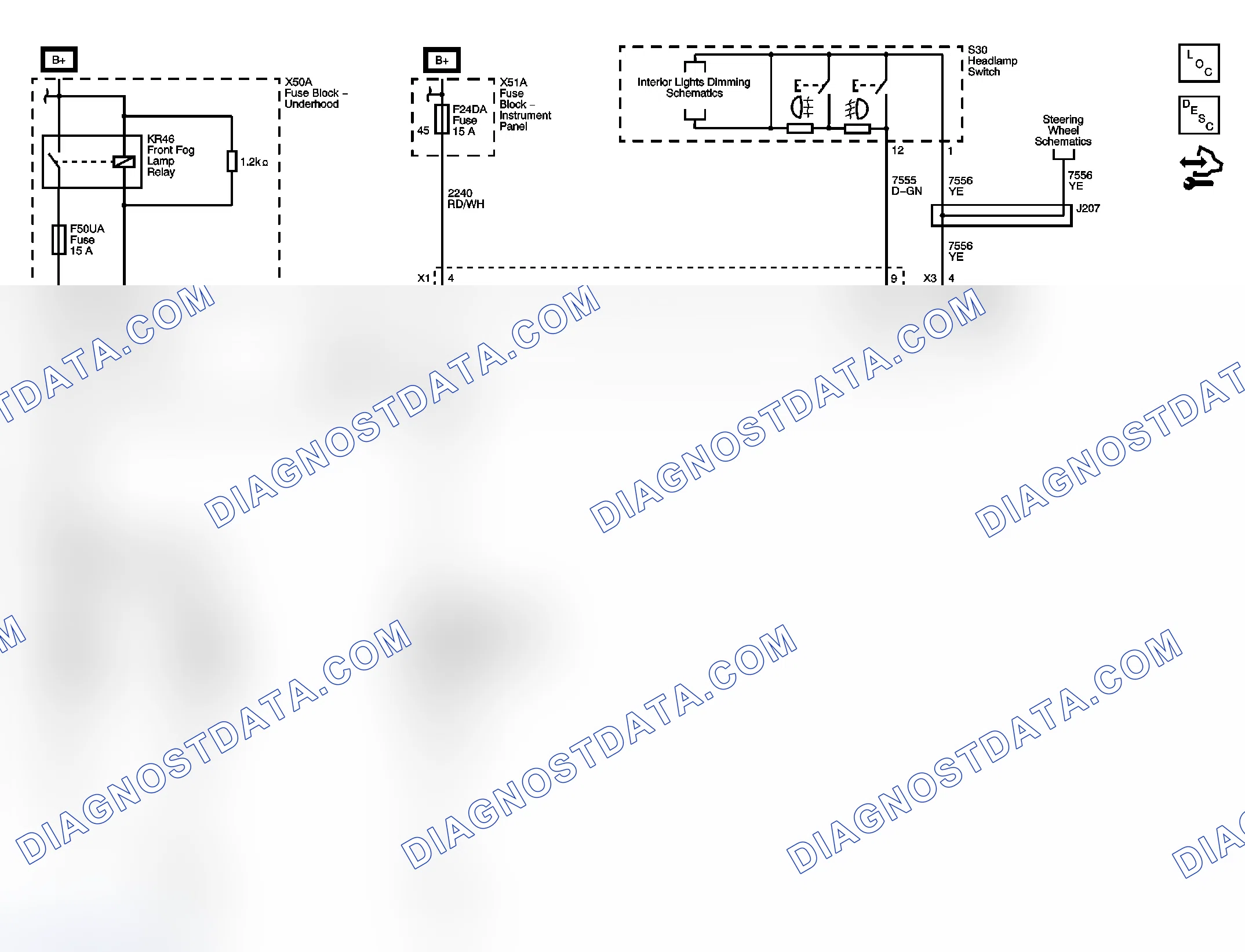 Scheme 7: Fog Lights Schematics