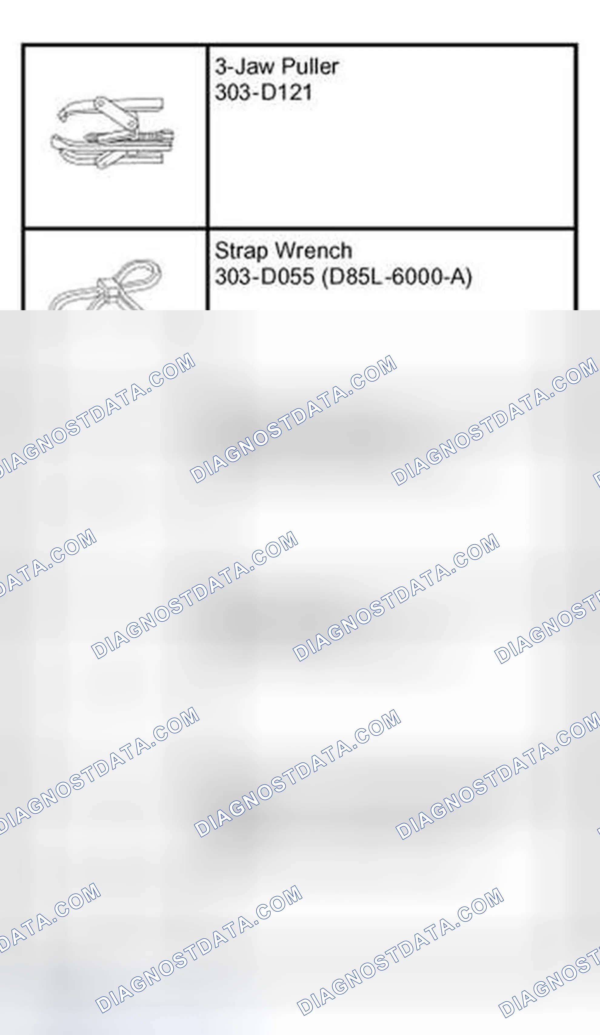 Scheme 214: Special Tool(s)