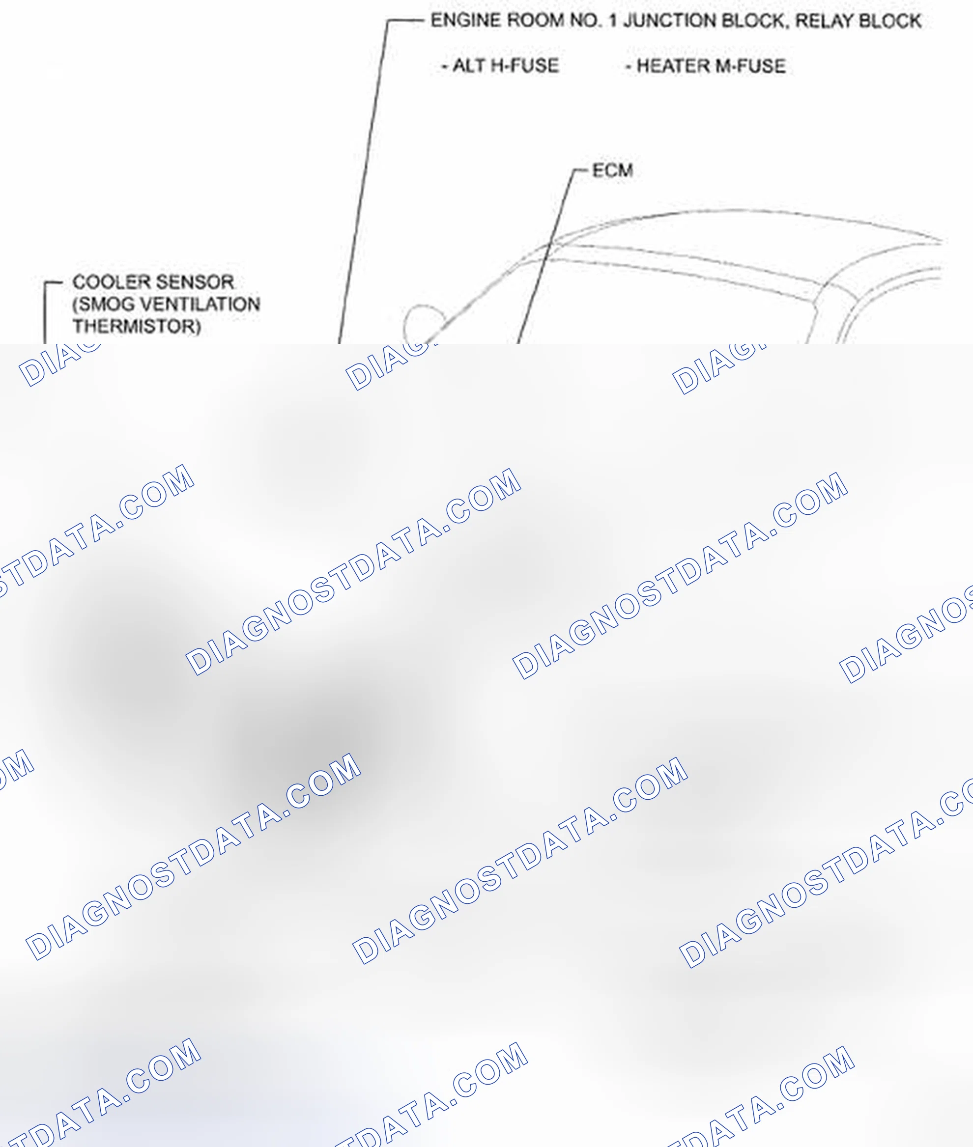 Fig. 4: Identifying Air Conditioning System Parts Location (1 Of 3)