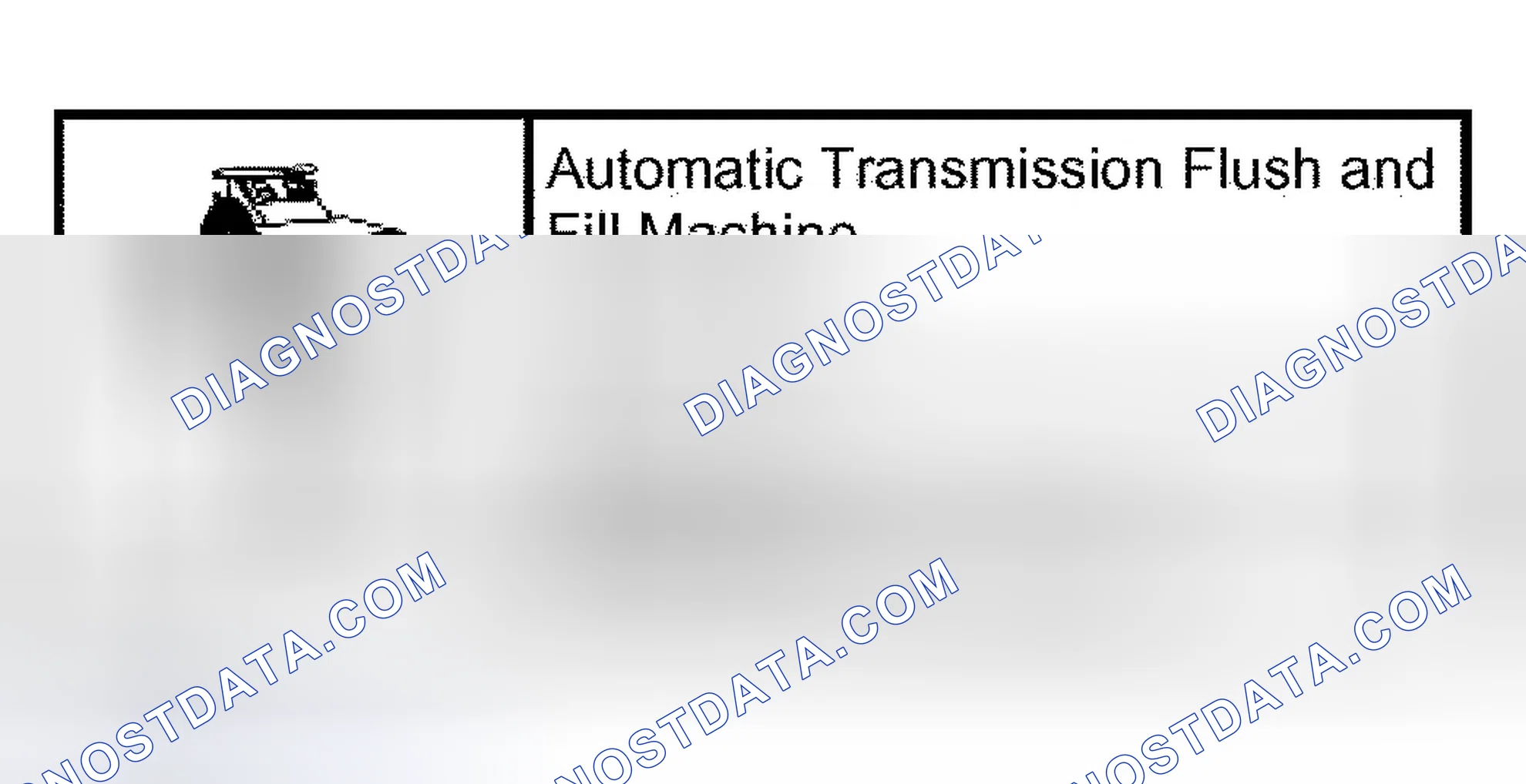 Scheme 304: TRANSMISSION FLUID DRAIN AND REFILL