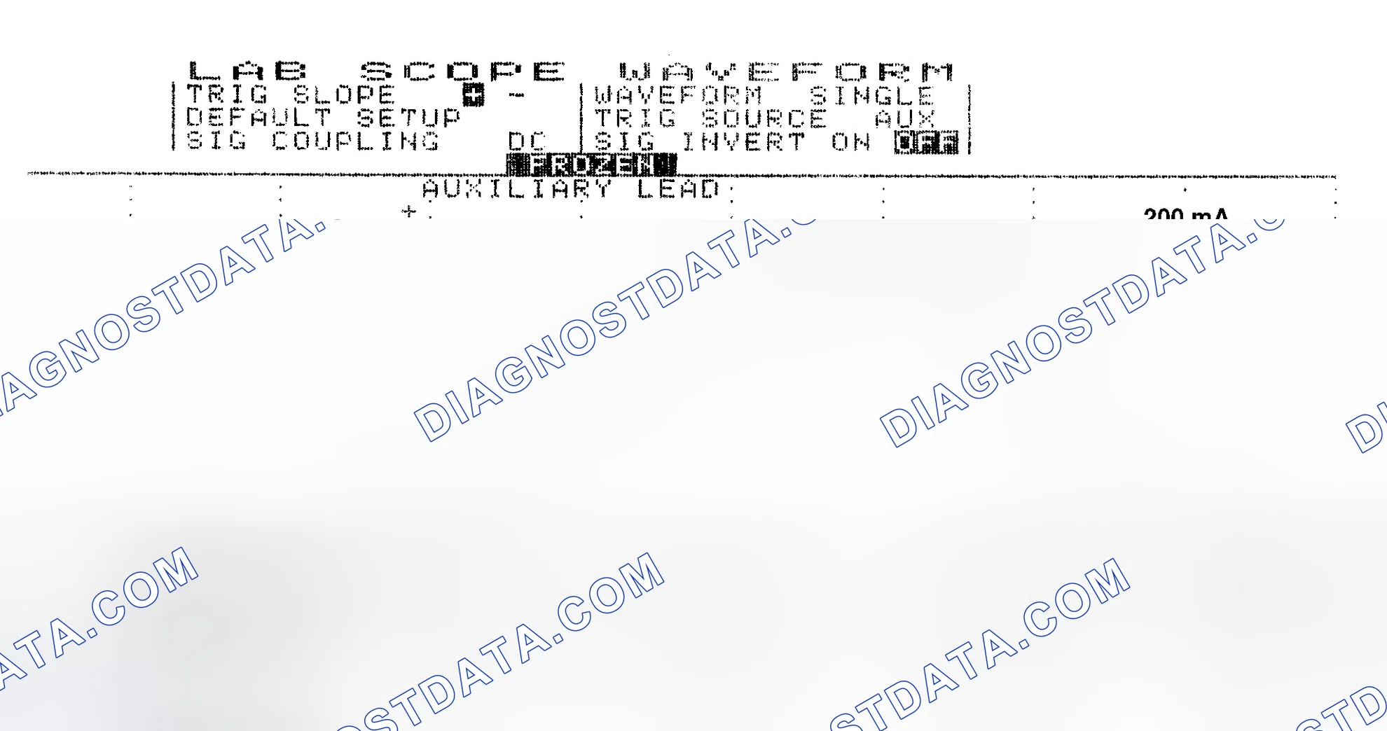 Scheme 13: Single Injector w/Normal Current Flow - Current Pattern