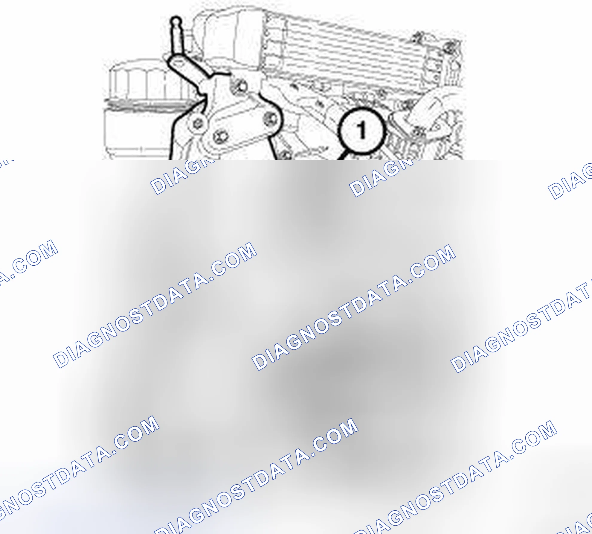 Scheme 3: ACCESSORY CARRIER BRACKET REMOVAL - DIESEL ENGINE