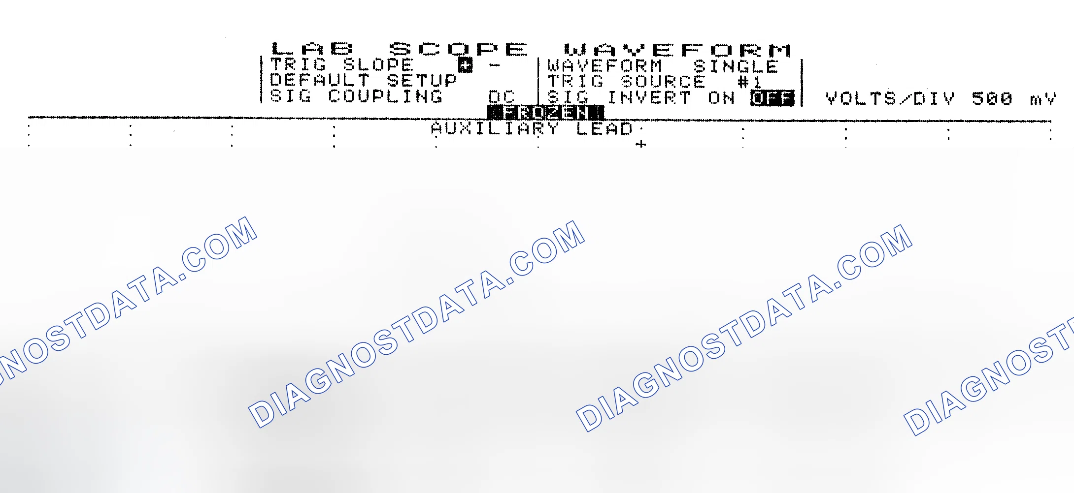 Scheme 10: Single Injector w/Excessive Current Flow - Current Pattern
