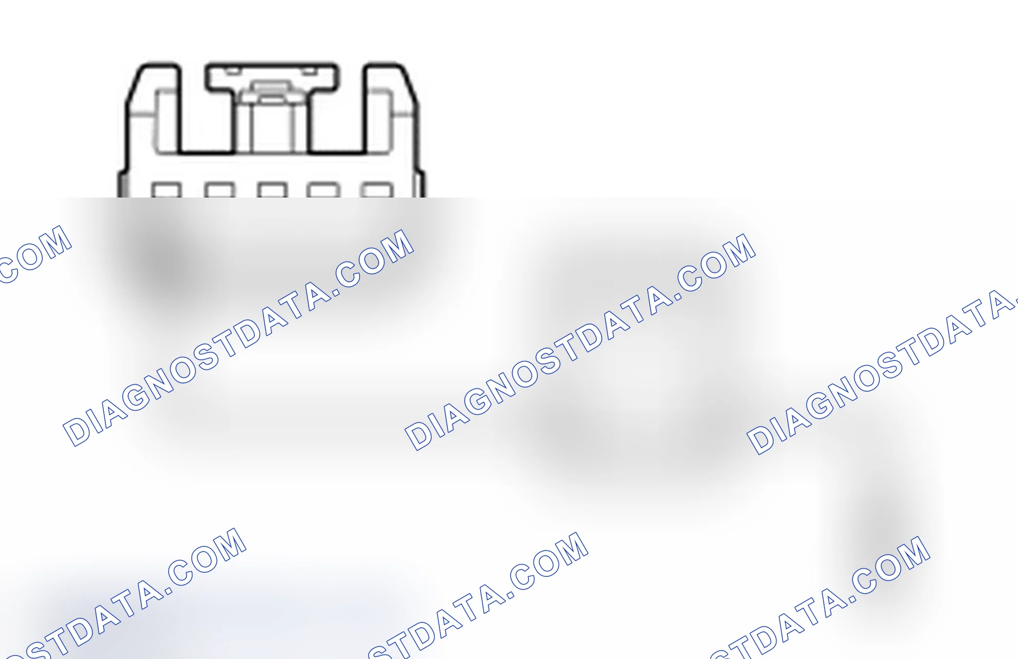 Scheme 53: PINPOINT TEST P: THE PARKING, REAR OR LICENSE PLATE LAMPS ARE ON CONTINUOUSLY