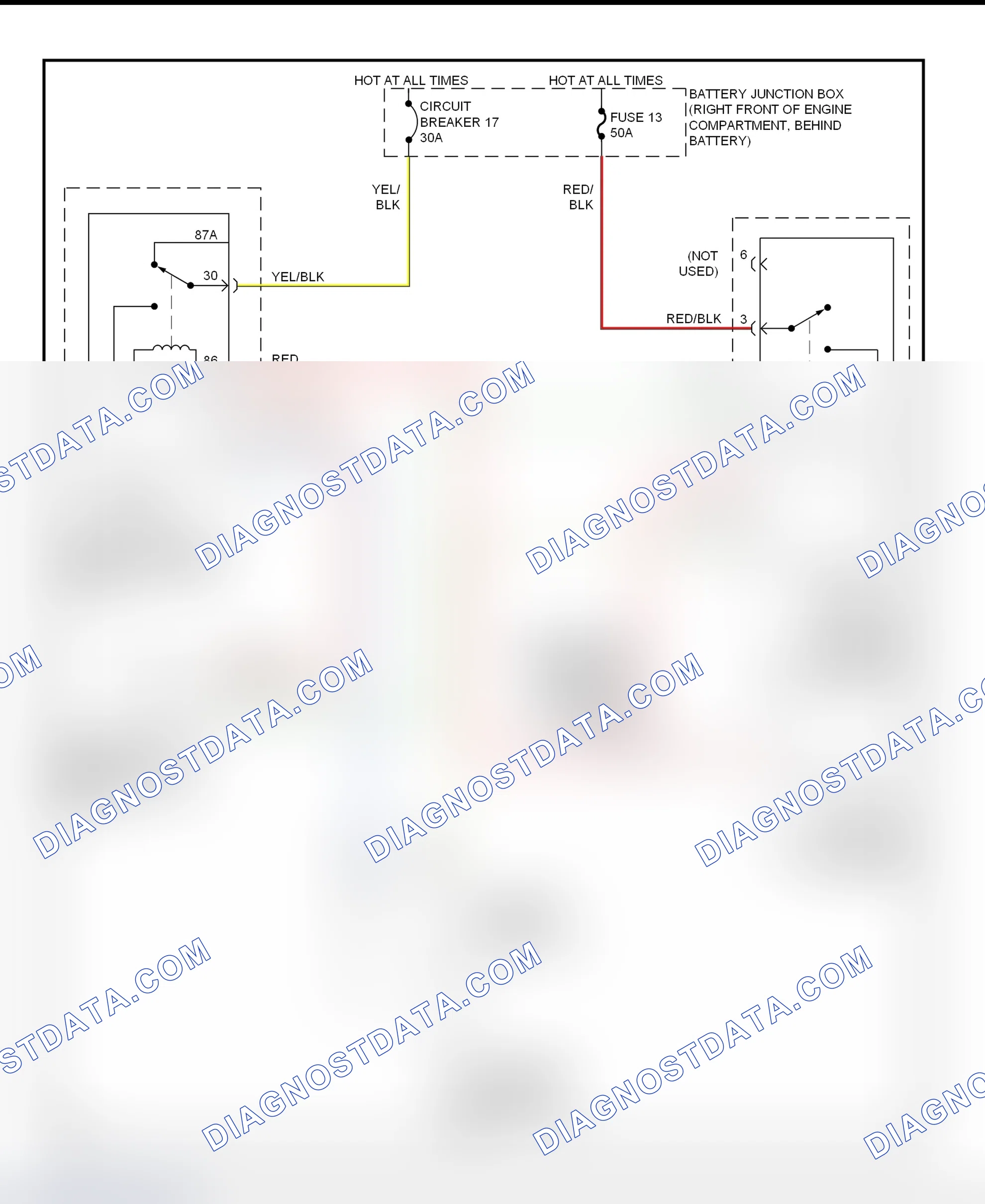 Scheme 34: Electric Cooling Fan Wiring Diagram (Crown Victoria & Grand Marquis)