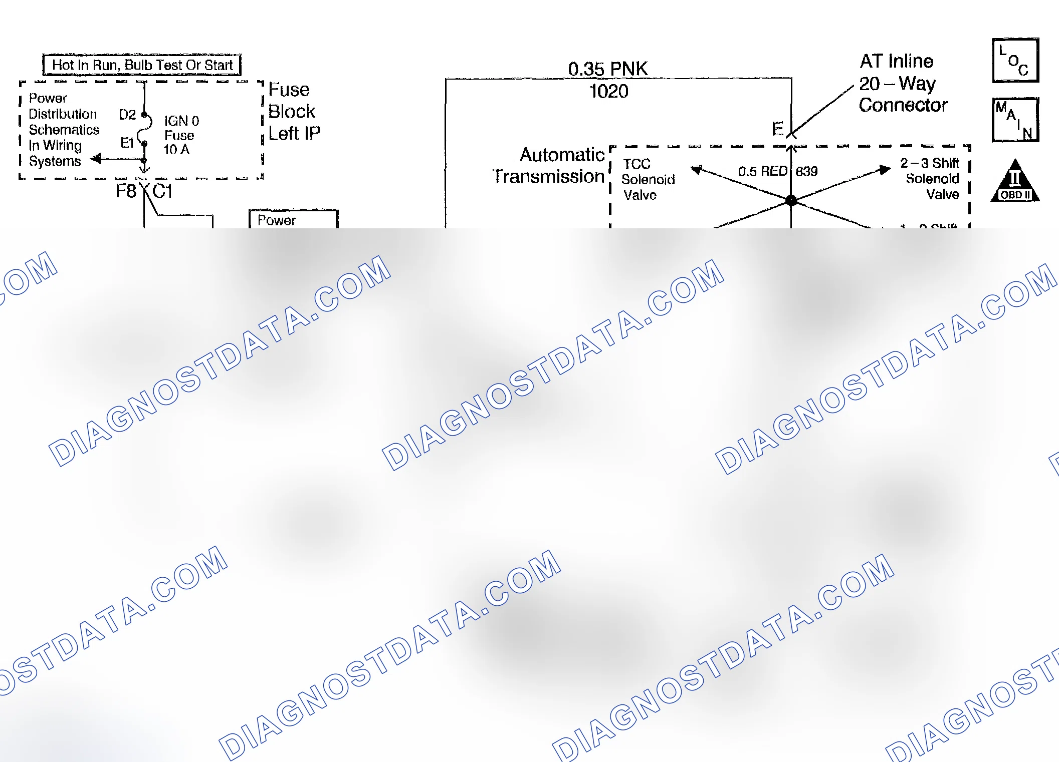 Scheme 415: DTC P0785: Open, Short To Ground Or Short To Power In The 3-2 SS Valve Assembly Circuit
