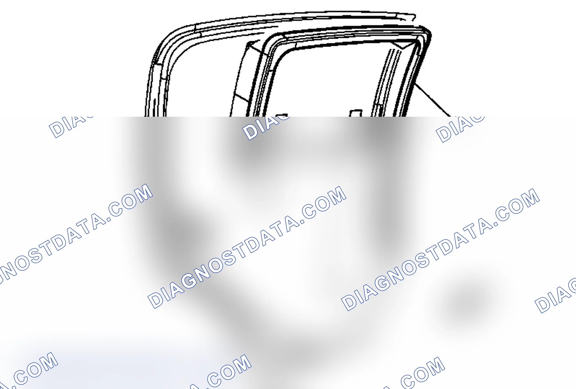 Scheme 26: Rear Side Door Window Weatherstrip Replacement (Hatchback)
