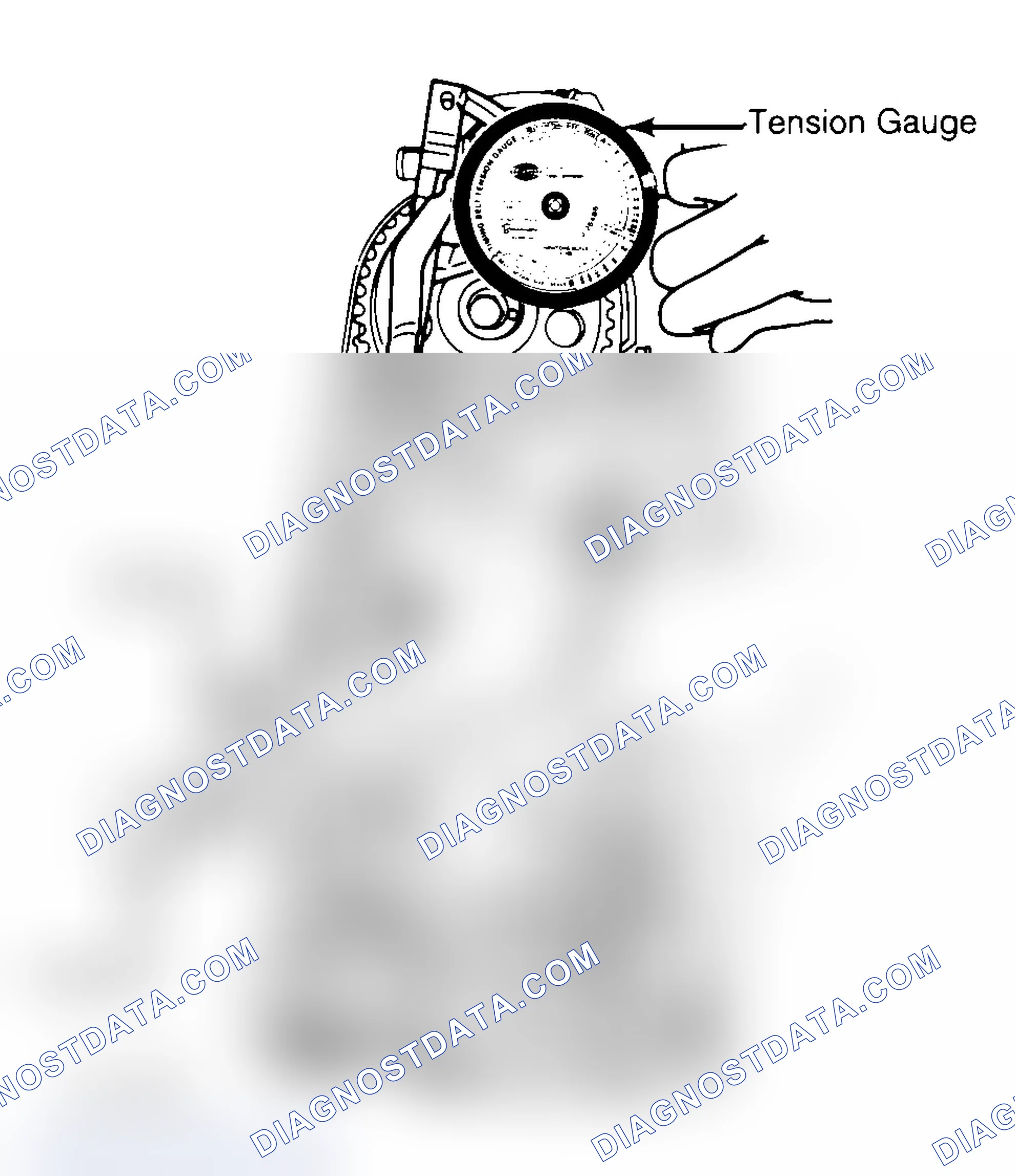 Scheme 28: Adjusting Typical Timing Belt Tension