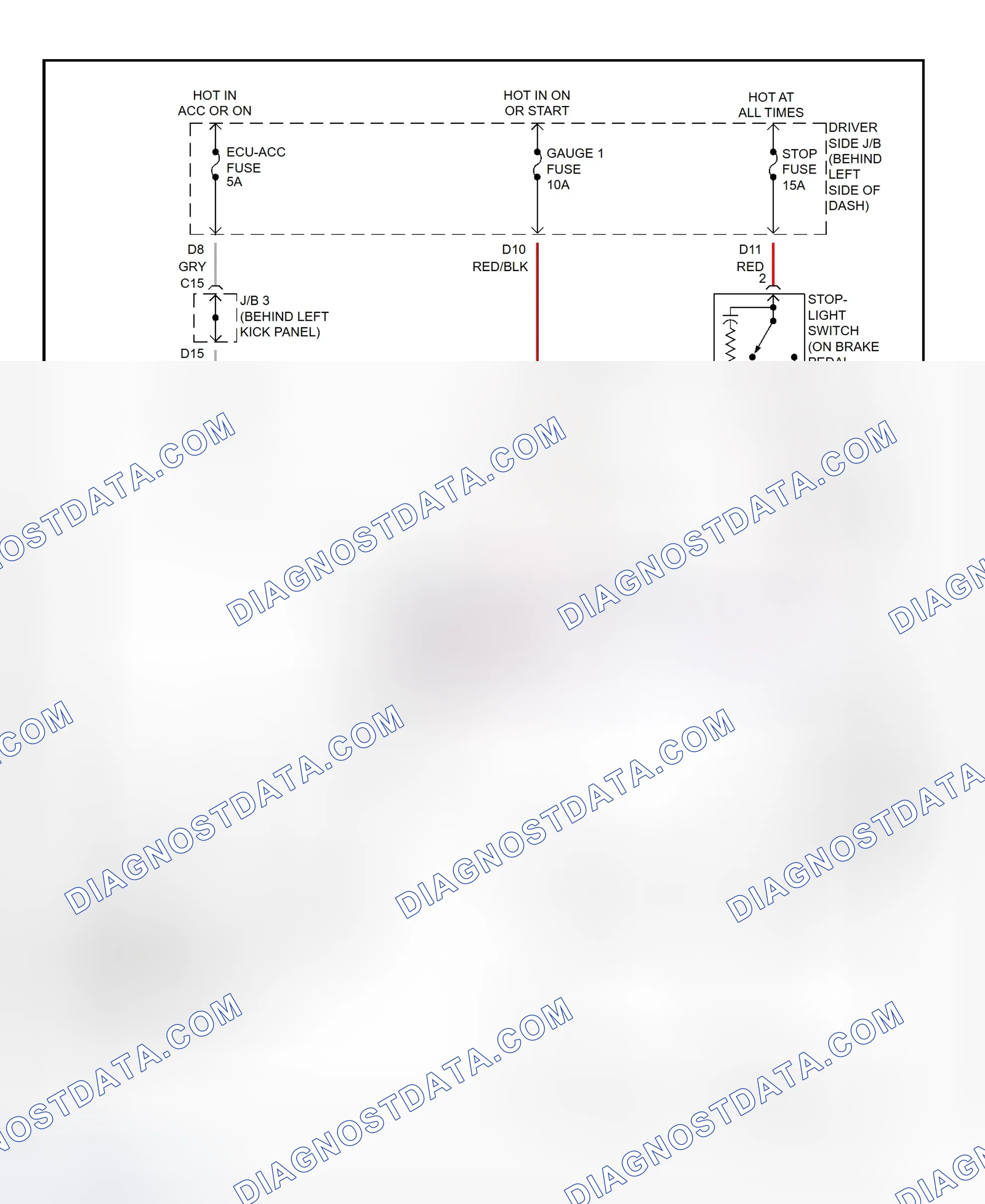 Scheme 228: Shift Lock System Wiring Diagram (Toyota Avalon)