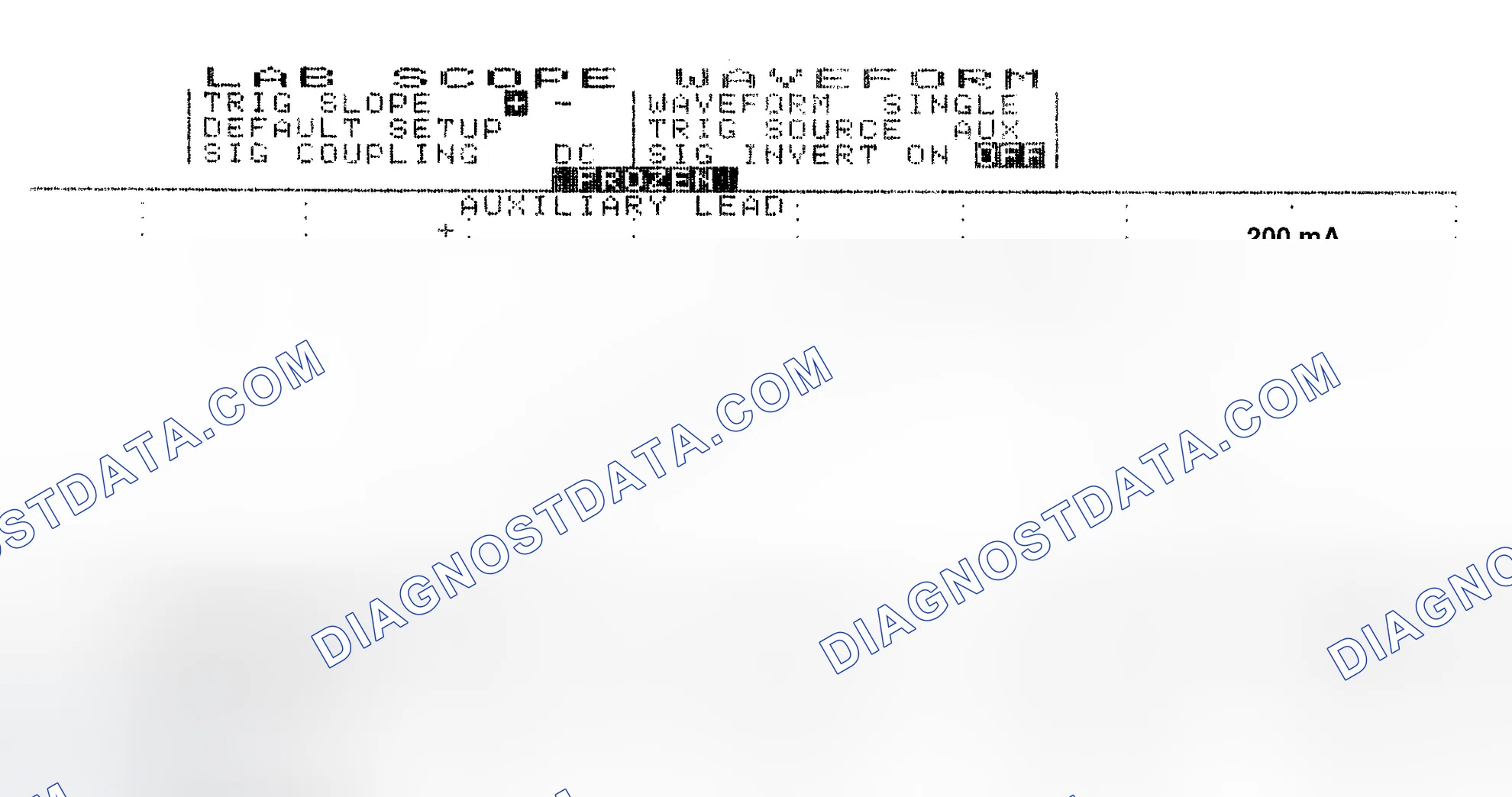 Scheme 13: Single Injector w/Normal Current Flow - Current Pattern